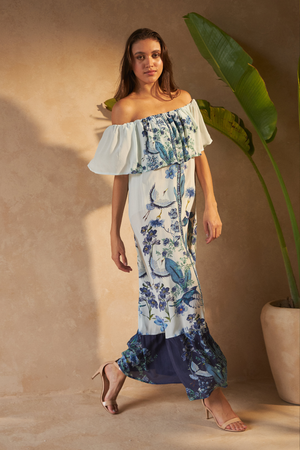 FLOWER BLUE - BLOOSOM DRESS - TheSwankStore