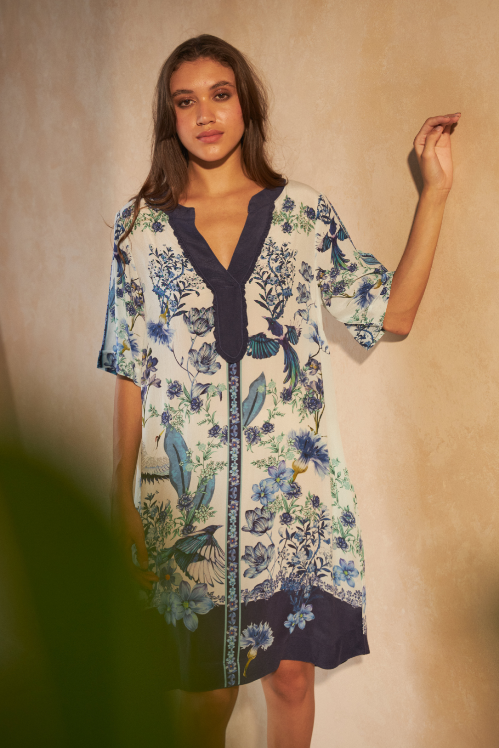 FLOWER BLUE - DAHLIA DRESS - TheSwankStore