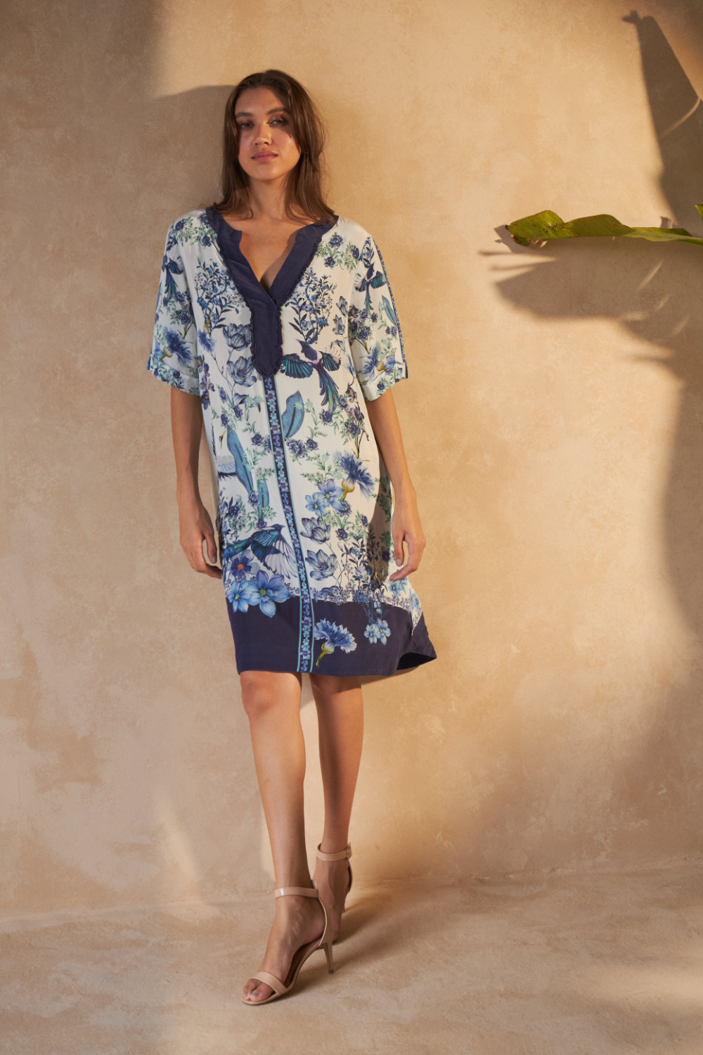 FLOWER BLUE - DAHLIA DRESS - TheSwankStore