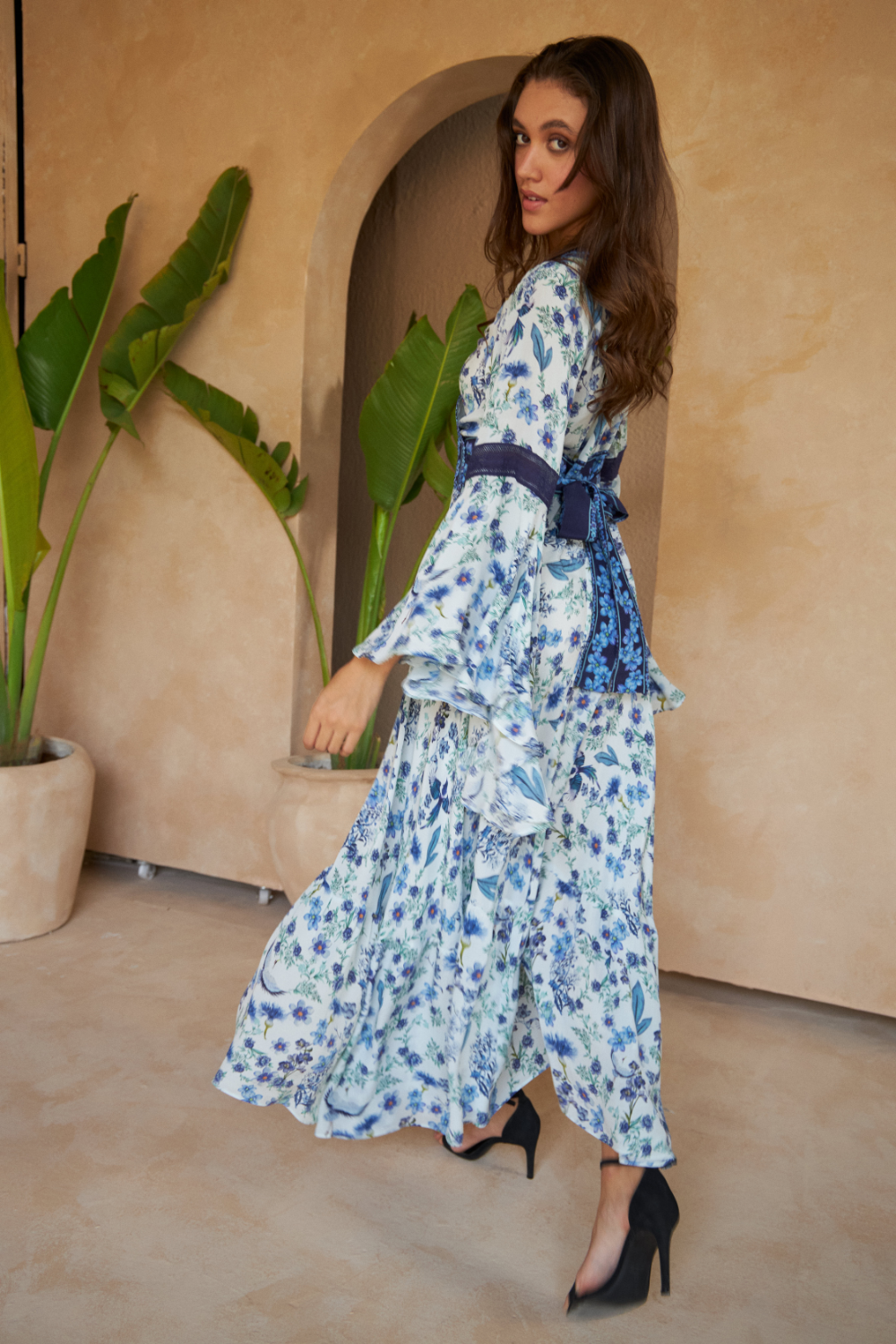 FLOWER BLUE - DAISY DRESS - TheSwankStore