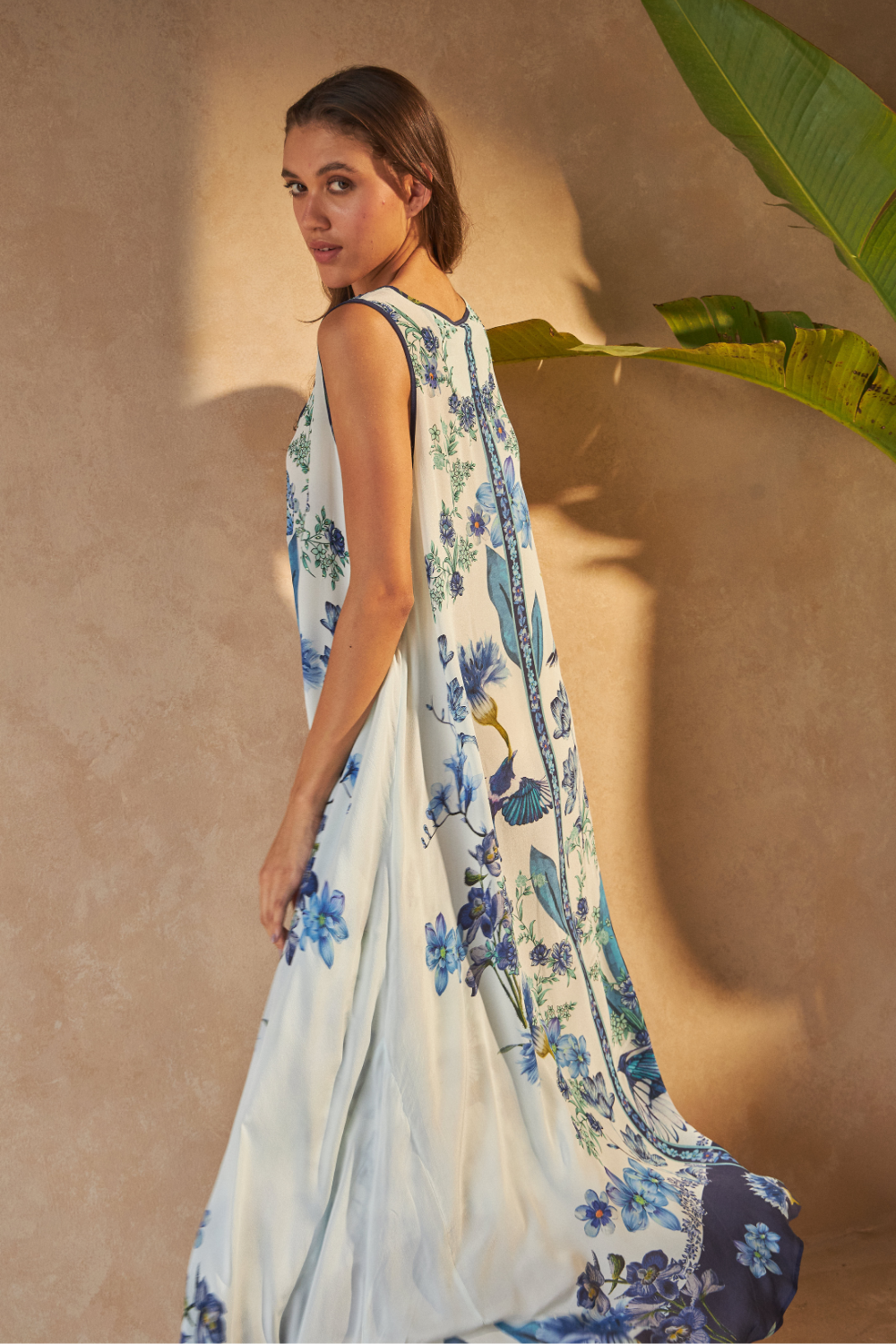 FLOWER BLUE - DAPHNE DRESS - TheSwankStore