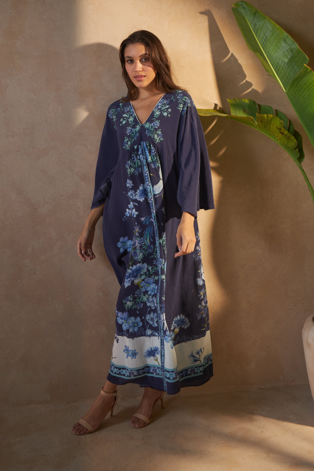 FLOWER BLUE - JASMIN DRESS - TheSwankStore