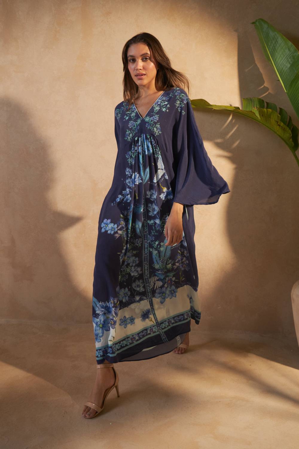 FLOWER BLUE - JASMIN DRESS - TheSwankStore