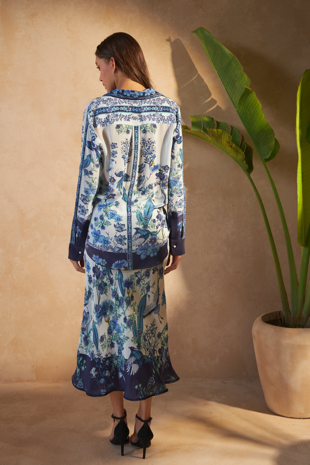 FLOWER BLUE - LAMIUM TOP - TheSwankStore