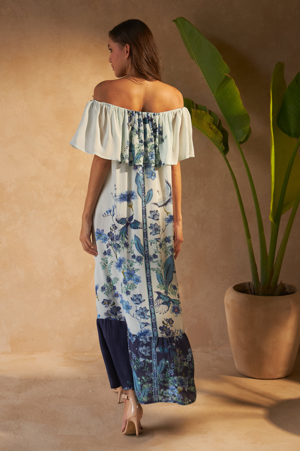 FLOWER BLUE - LILAC DRESS - TheSwankStore