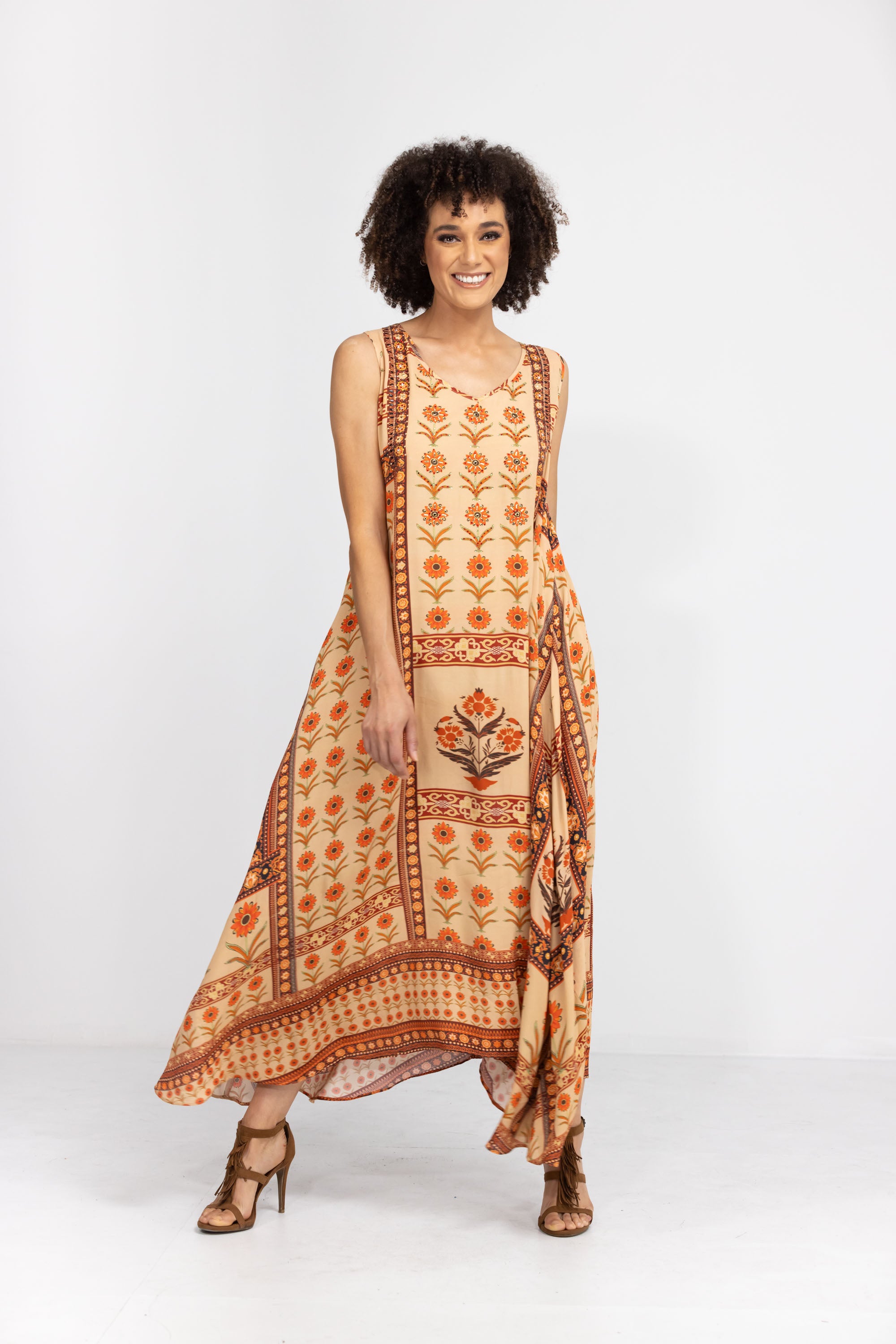 MAHOGANY - FLOWING MAXI DRESS - TheSwankStore