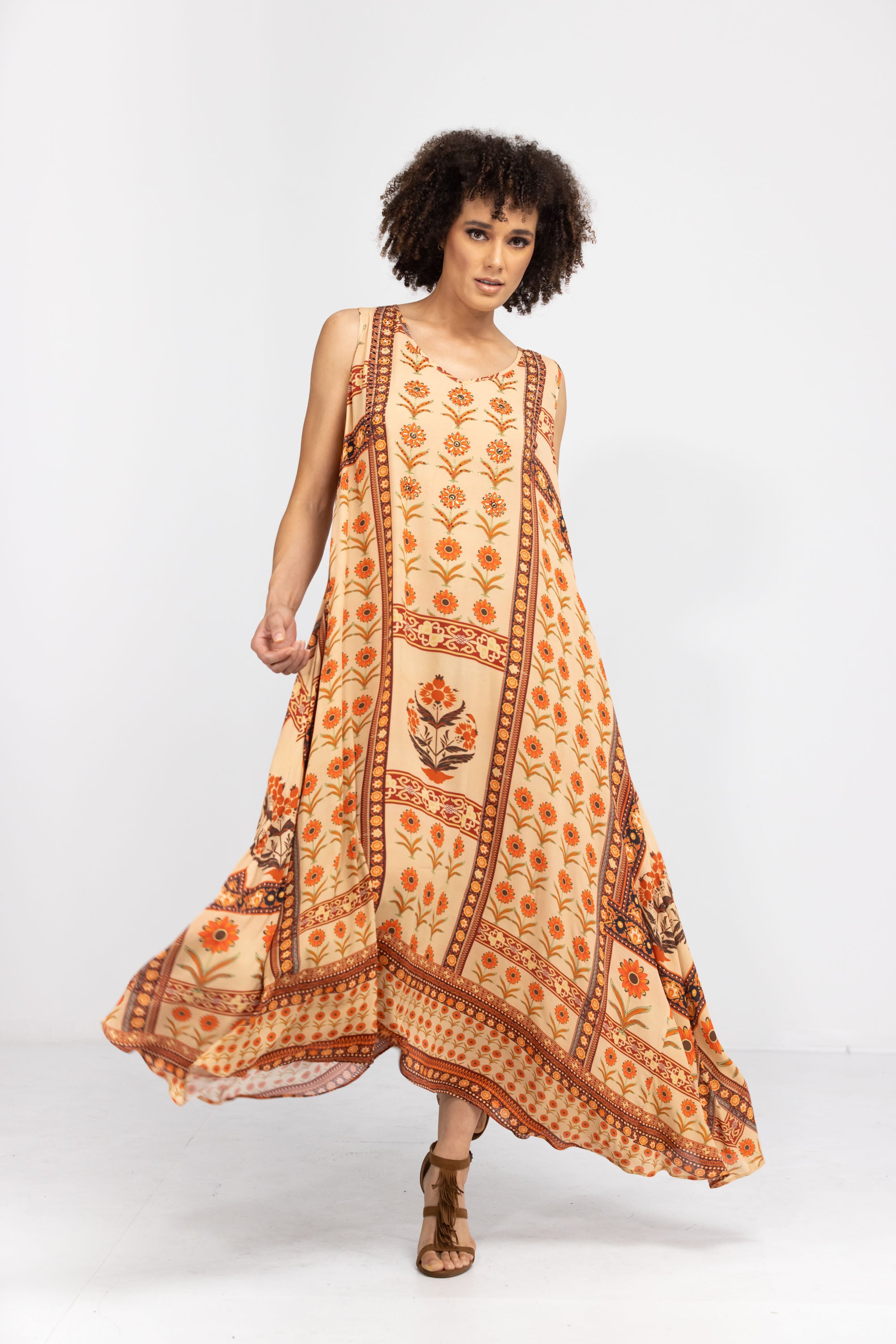 MAHOGANY - FLOWING MAXI DRESS - TheSwankStore
