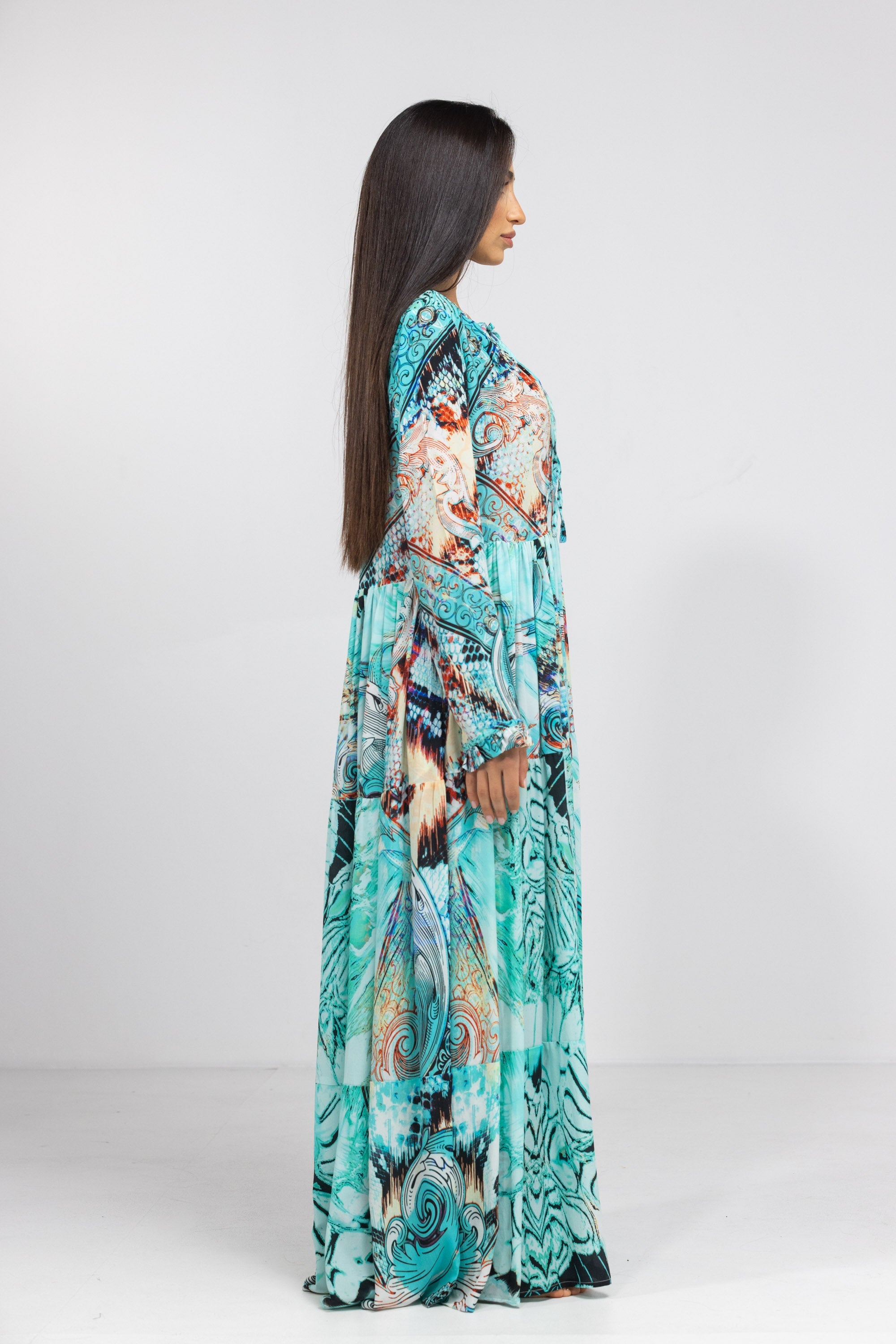 GOLDCOAST - FRONT PLACKET MAXI DRESS - TheSwankStore