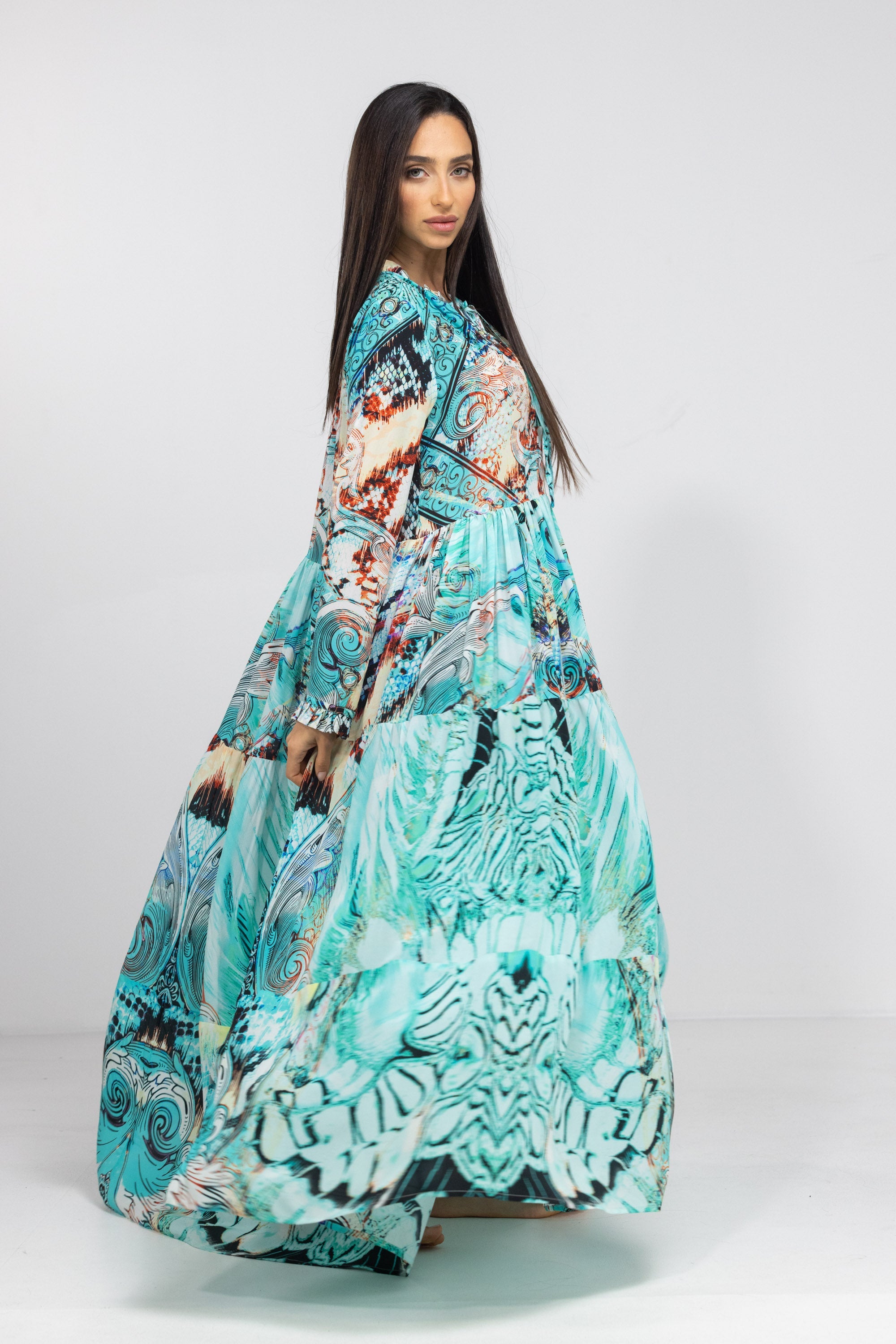 GOLDCOAST - FRONT PLACKET MAXI DRESS - TheSwankStore