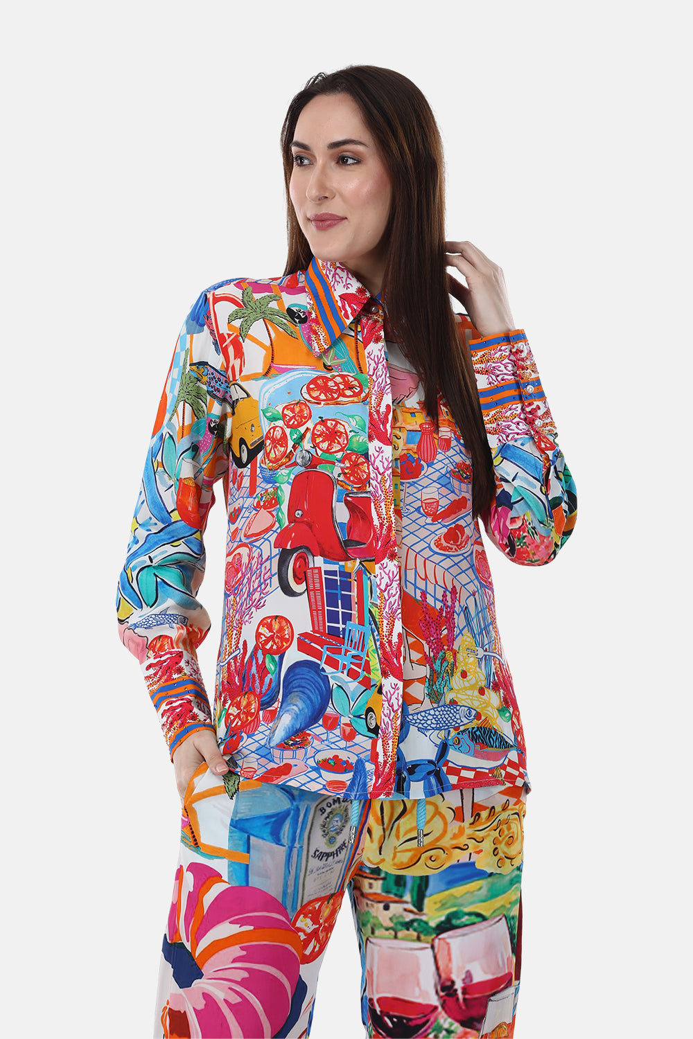 ITALY COTTAGE - ANAYA COLLAR SHIRT - TheSwankStore