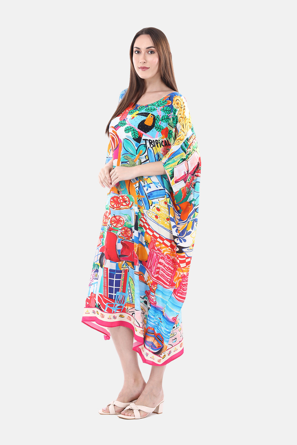 ITALY COTTAGE-BOX KAFTAN - TheSwankStore