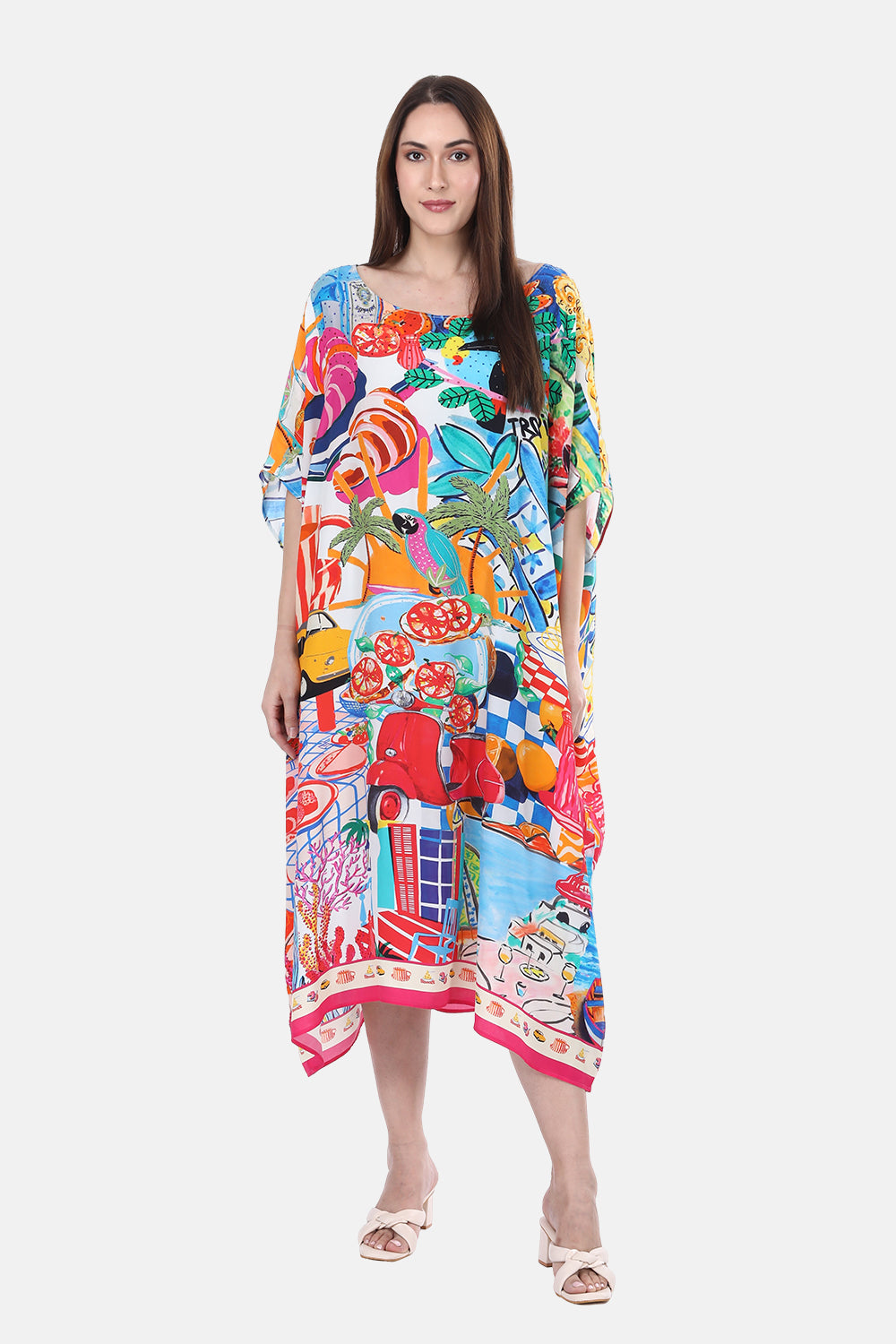 ITALY COTTAGE-BOX KAFTAN - TheSwankStore