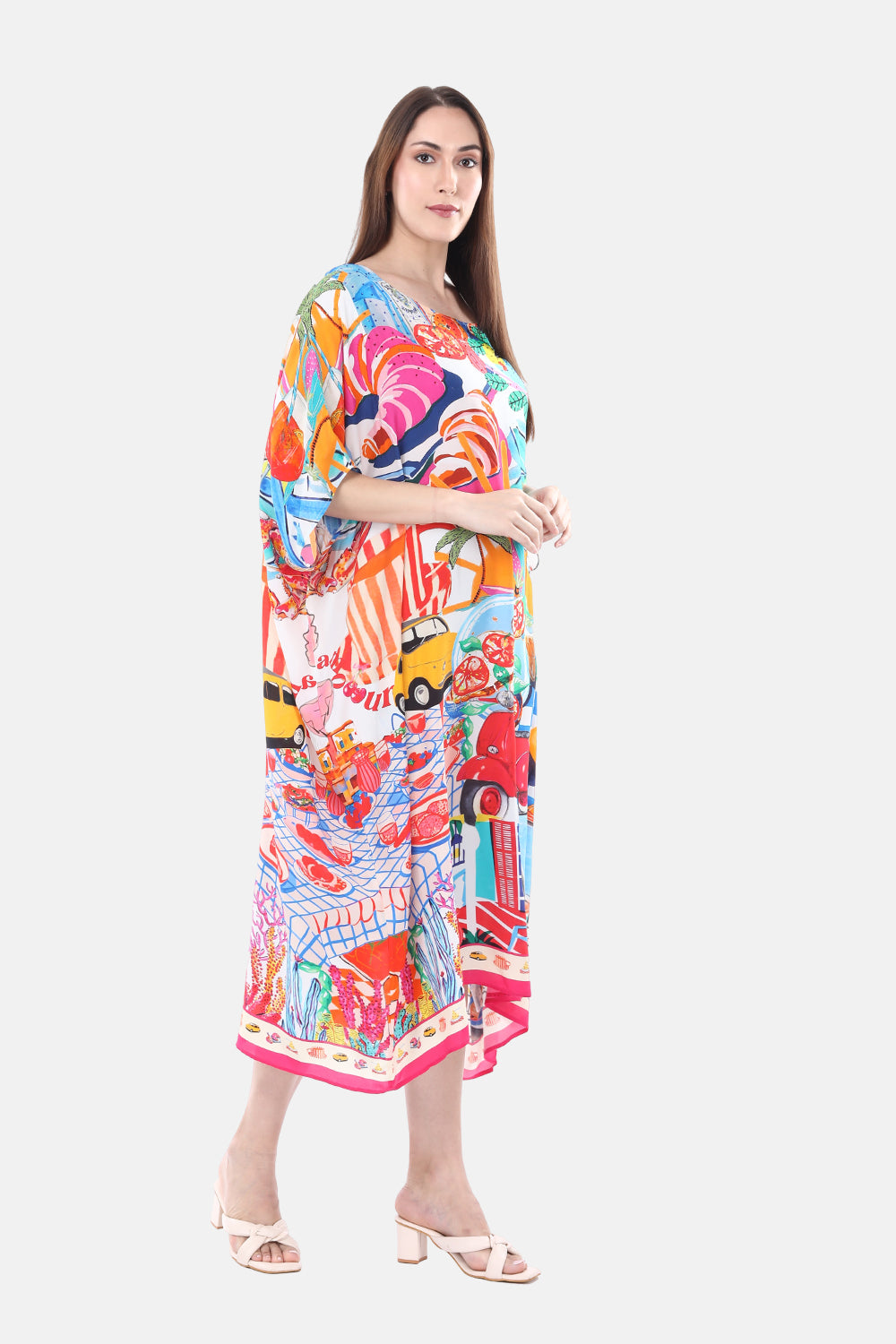 ITALY COTTAGE-BOX KAFTAN - TheSwankStore
