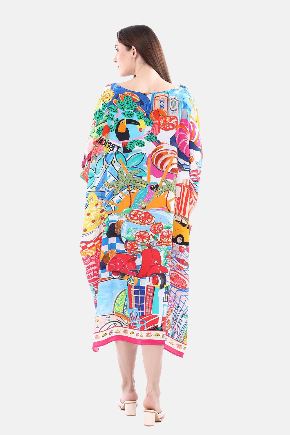 ITALY COTTAGE-BOX KAFTAN - TheSwankStore