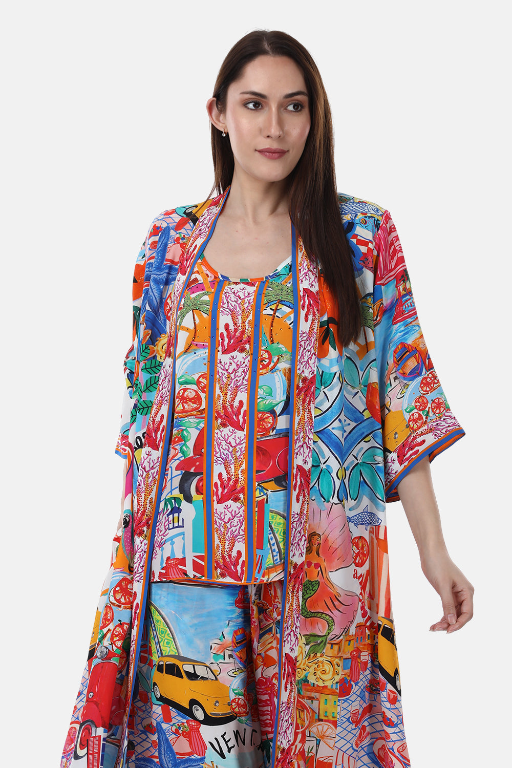 ITALY COTTAGE-KIMONO LONG - TheSwankStore