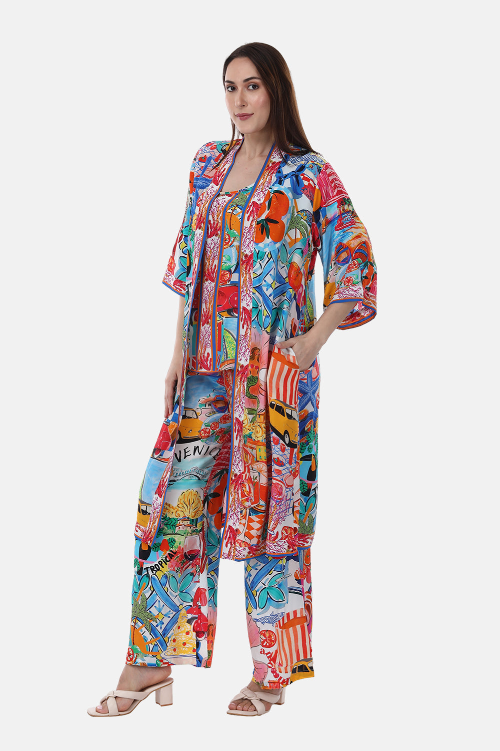 ITALY COTTAGE-KIMONO LONG - TheSwankStore