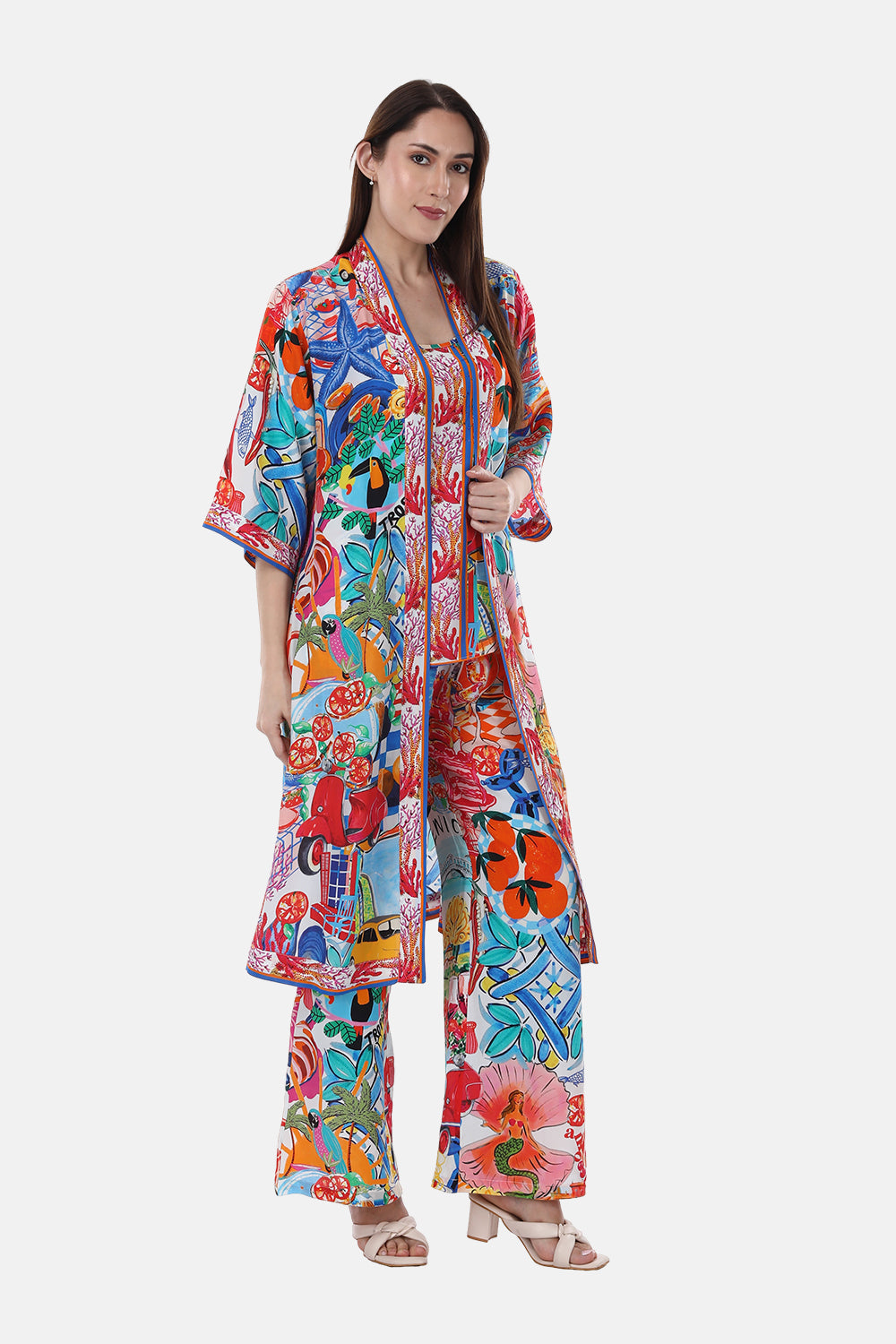 ITALY COTTAGE-KIMONO LONG - TheSwankStore