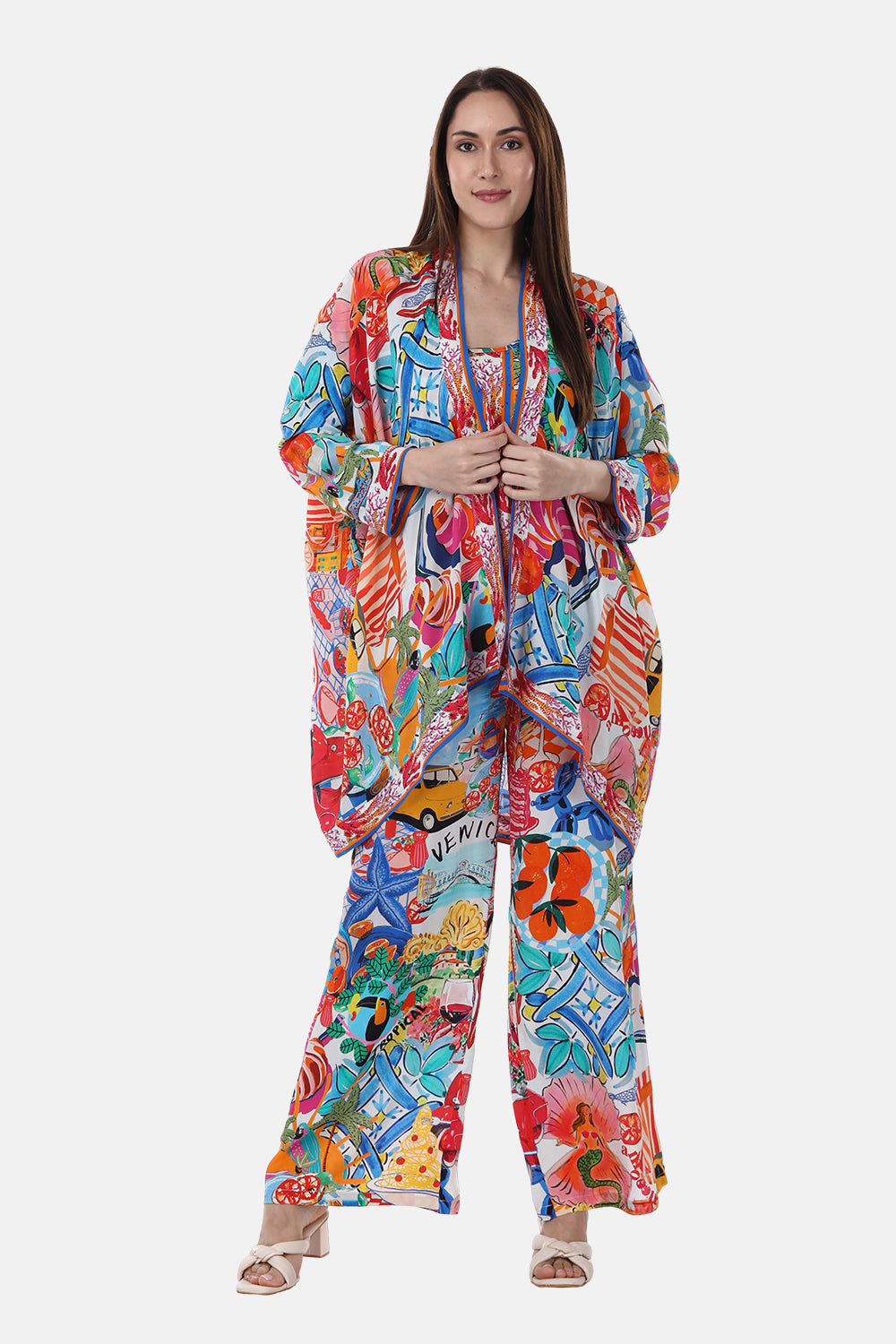 ITALY COTTAGE-KIMONO SHORT SHRUG - TheSwankStore