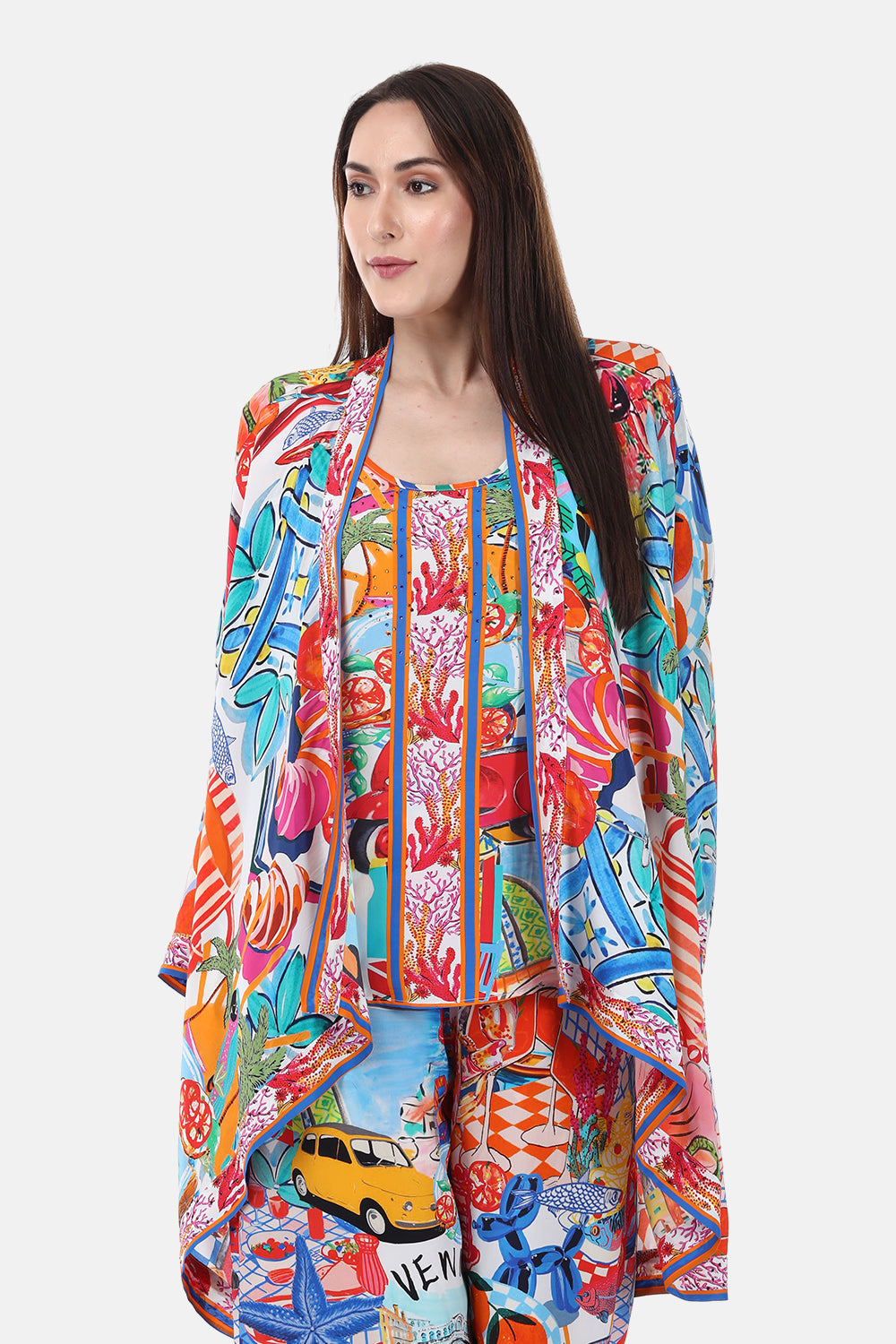 ITALY COTTAGE-KIMONO SHORT SHRUG - TheSwankStore