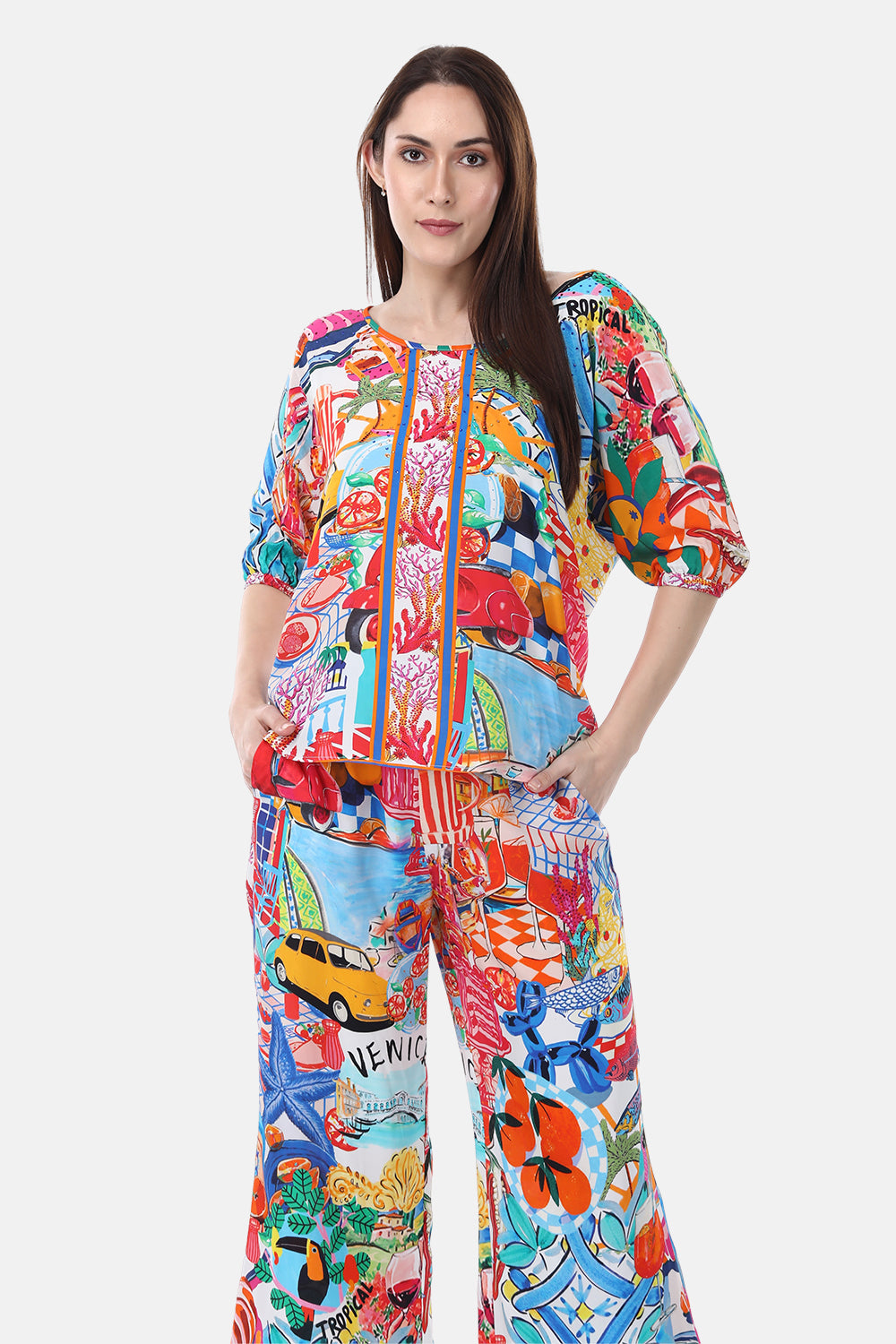 ITALY COTTAGE-LILY TOP - TheSwankStore