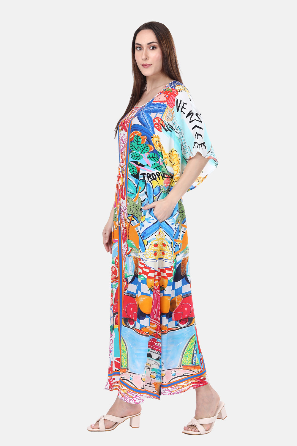 ITALY COTTAGE-PEONY DRESS - TheSwankStore