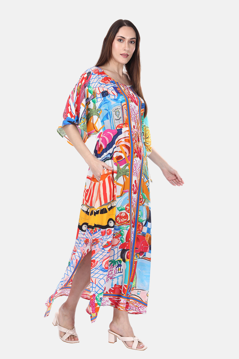 ITALY COTTAGE-PEONY DRESS - TheSwankStore