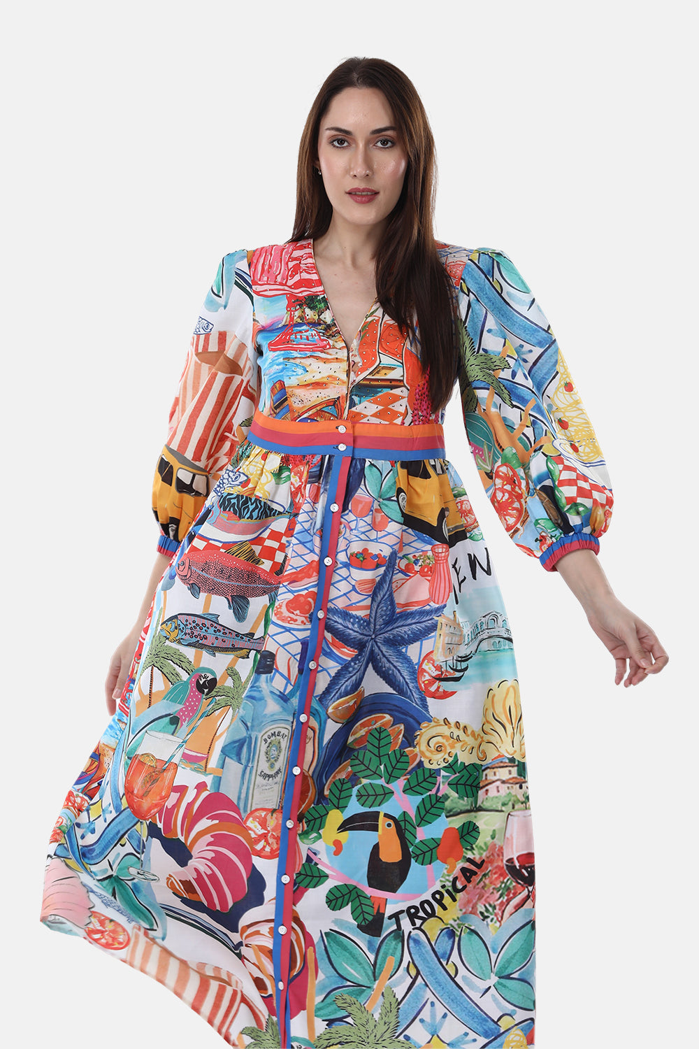 ITALY COTTAGE-SAIGON DRESS - TheSwankStore