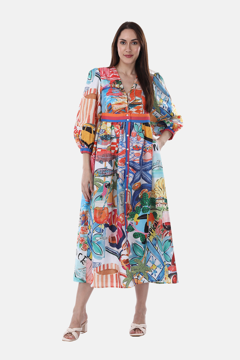 ITALY COTTAGE-SAIGON DRESS - TheSwankStore
