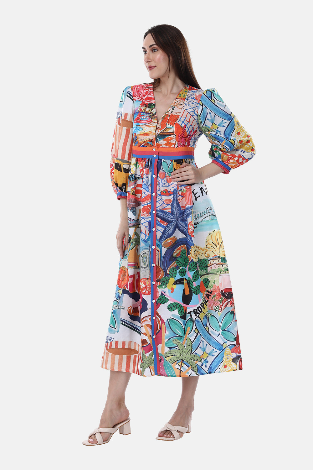 ITALY COTTAGE-SAIGON DRESS - TheSwankStore