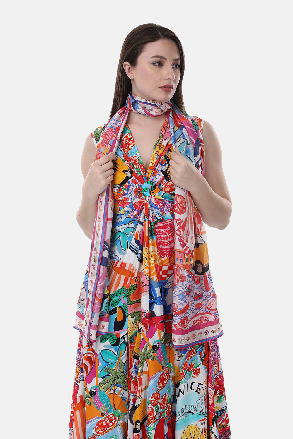 ITALY COTTAGE-SCARF - TheSwankStore