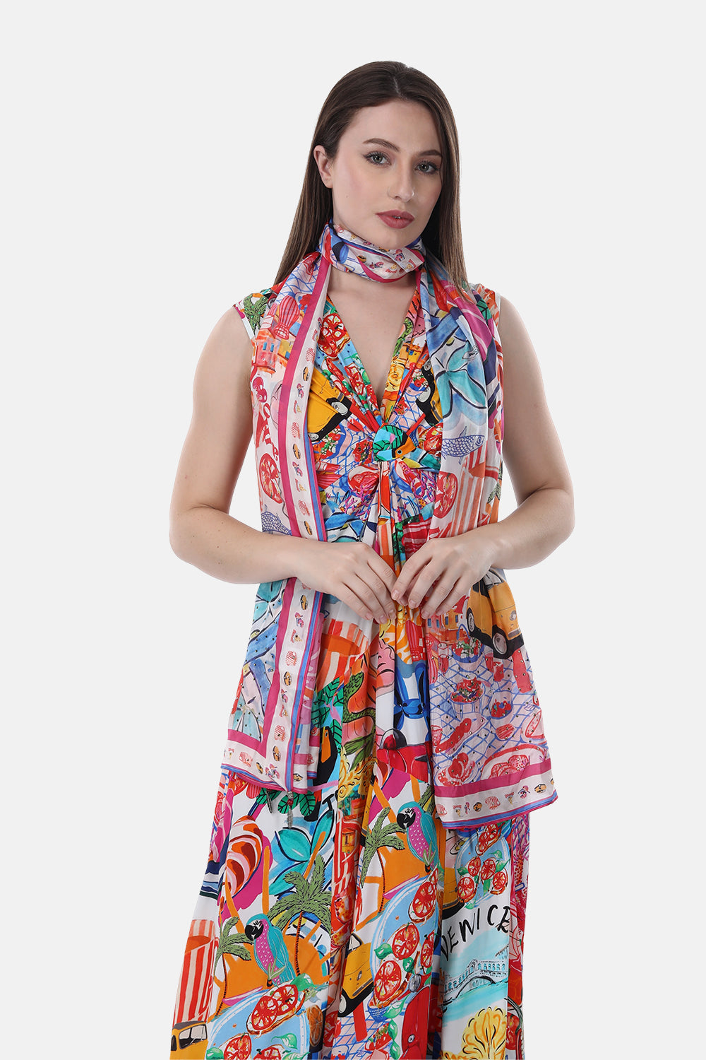 ITALY COTTAGE-SCARF - TheSwankStore