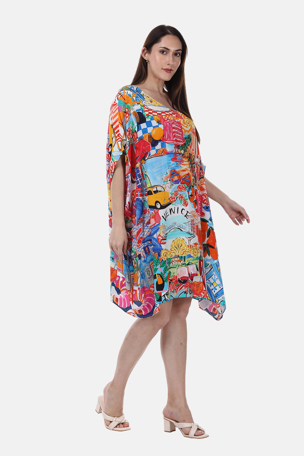 ITALY COTTAGE-SHORT BOX KAFTAN - TheSwankStore