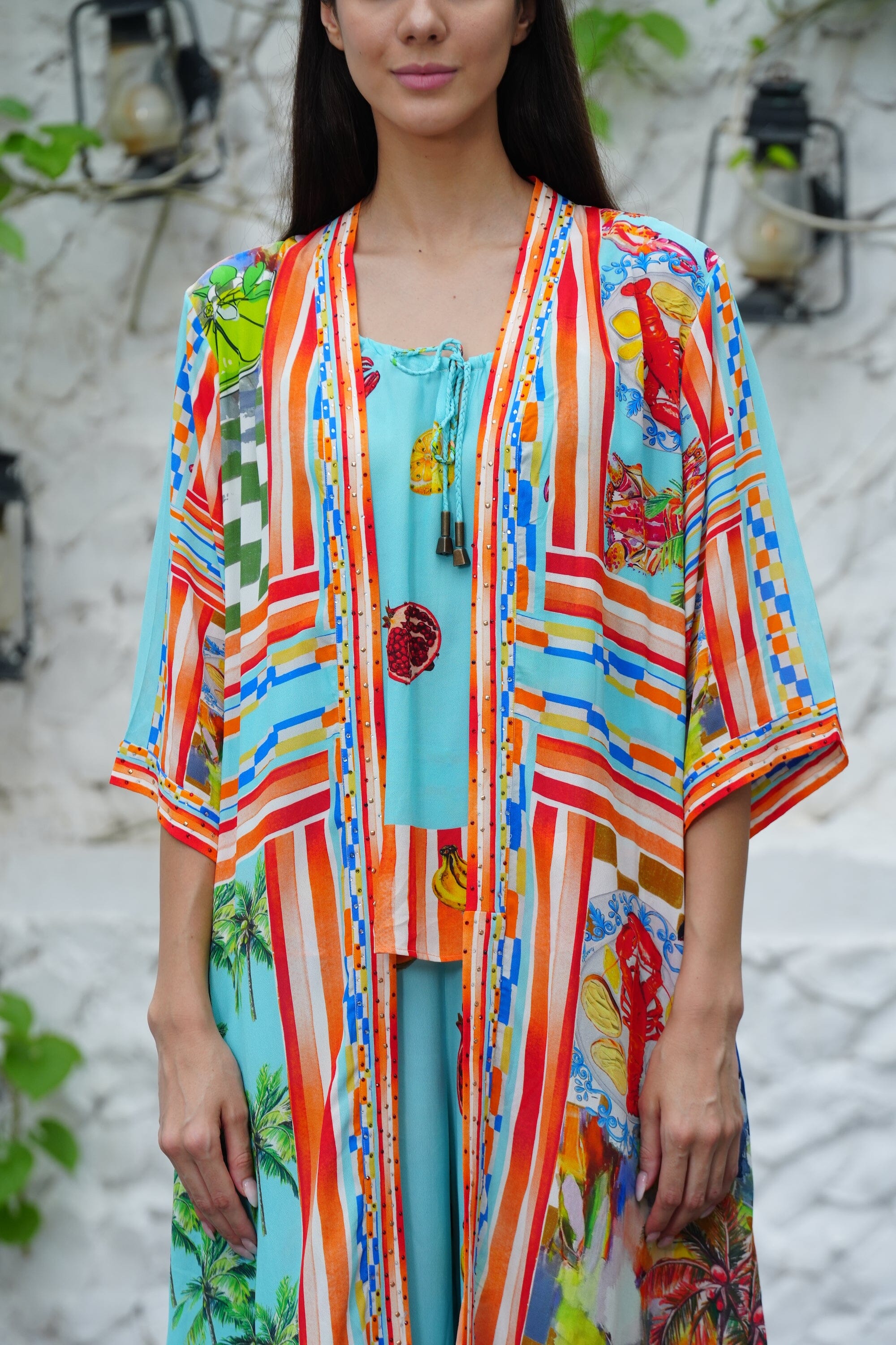 LUCCIANO - KIMONO SHRUG (LONG) - TheSwankStore