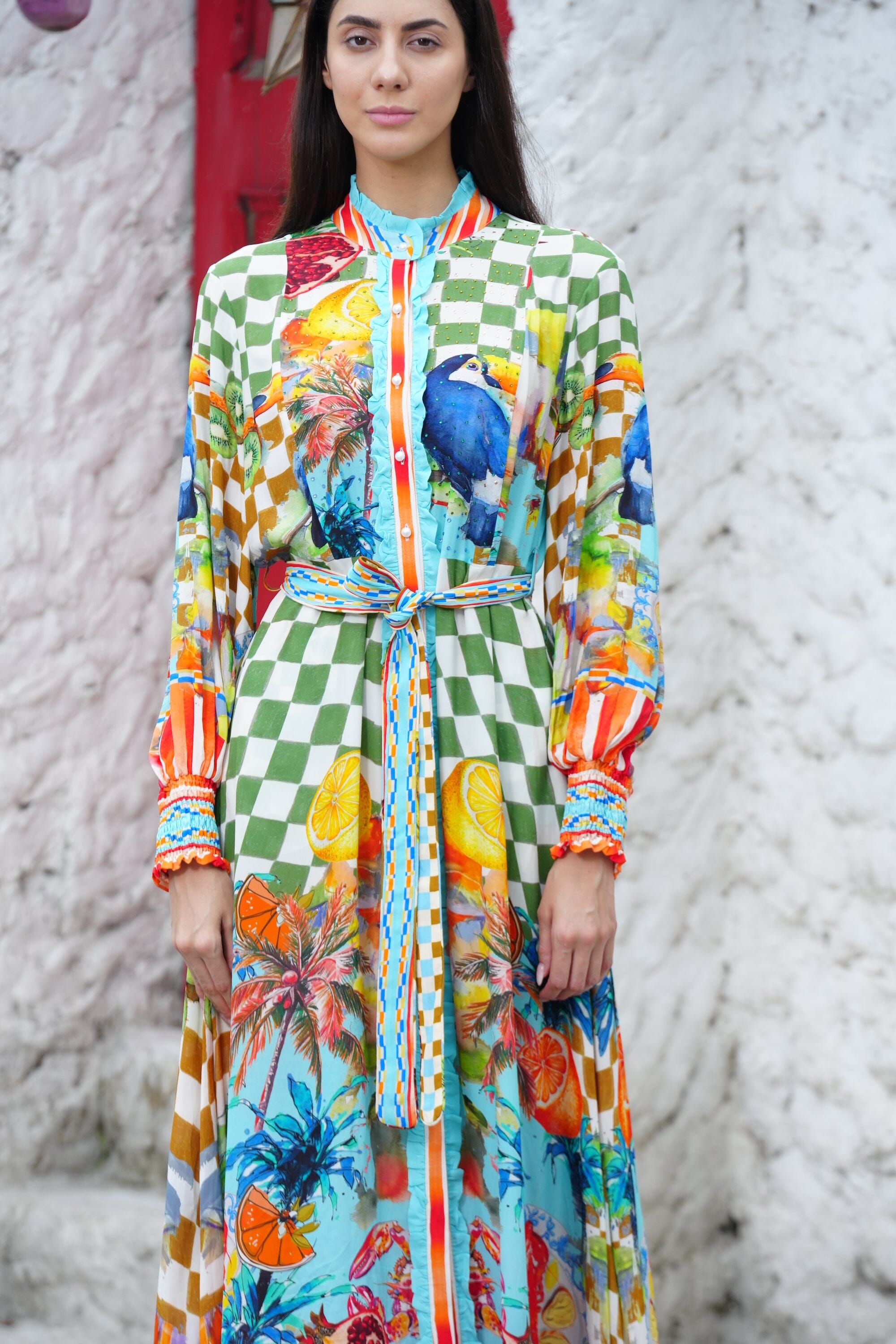 LUCCIANO - LONG FREYA DRESS - TheSwankStore