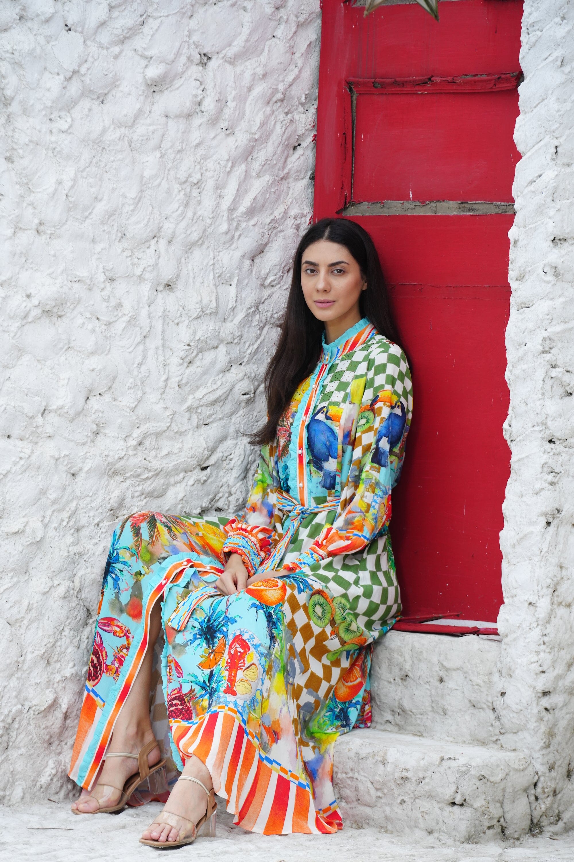 LUCCIANO - LONG FREYA DRESS - TheSwankStore