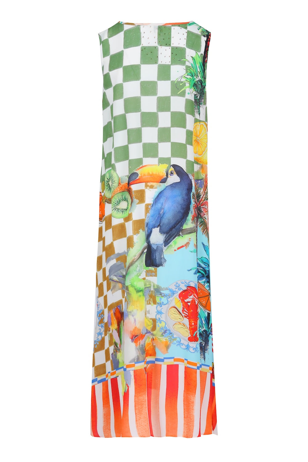 LUCCIANO - SLEEVELESS MAXI DRESS - TheSwankStore