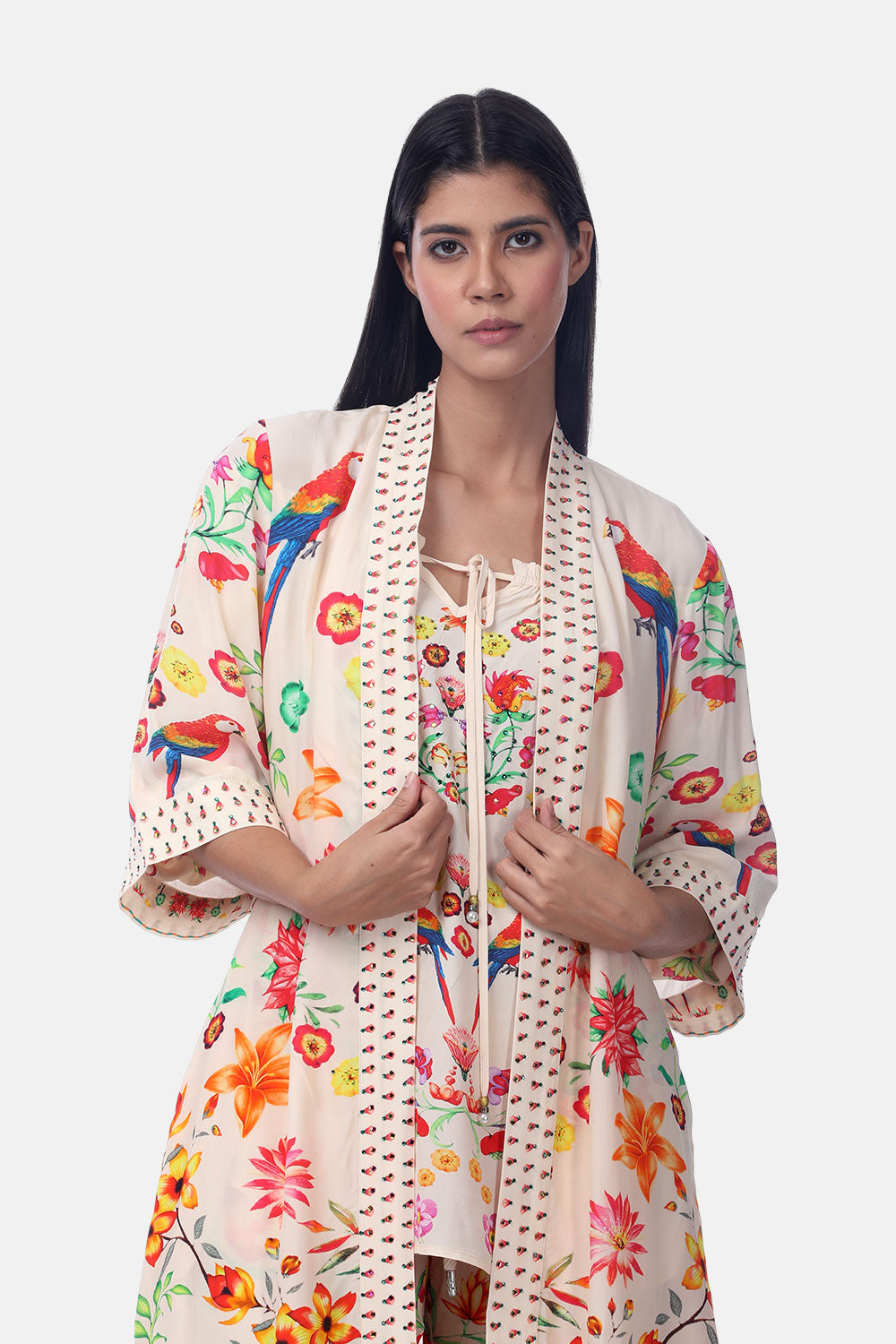MESSIAN - KIMONO LONG SHRUG - TheSwankStore