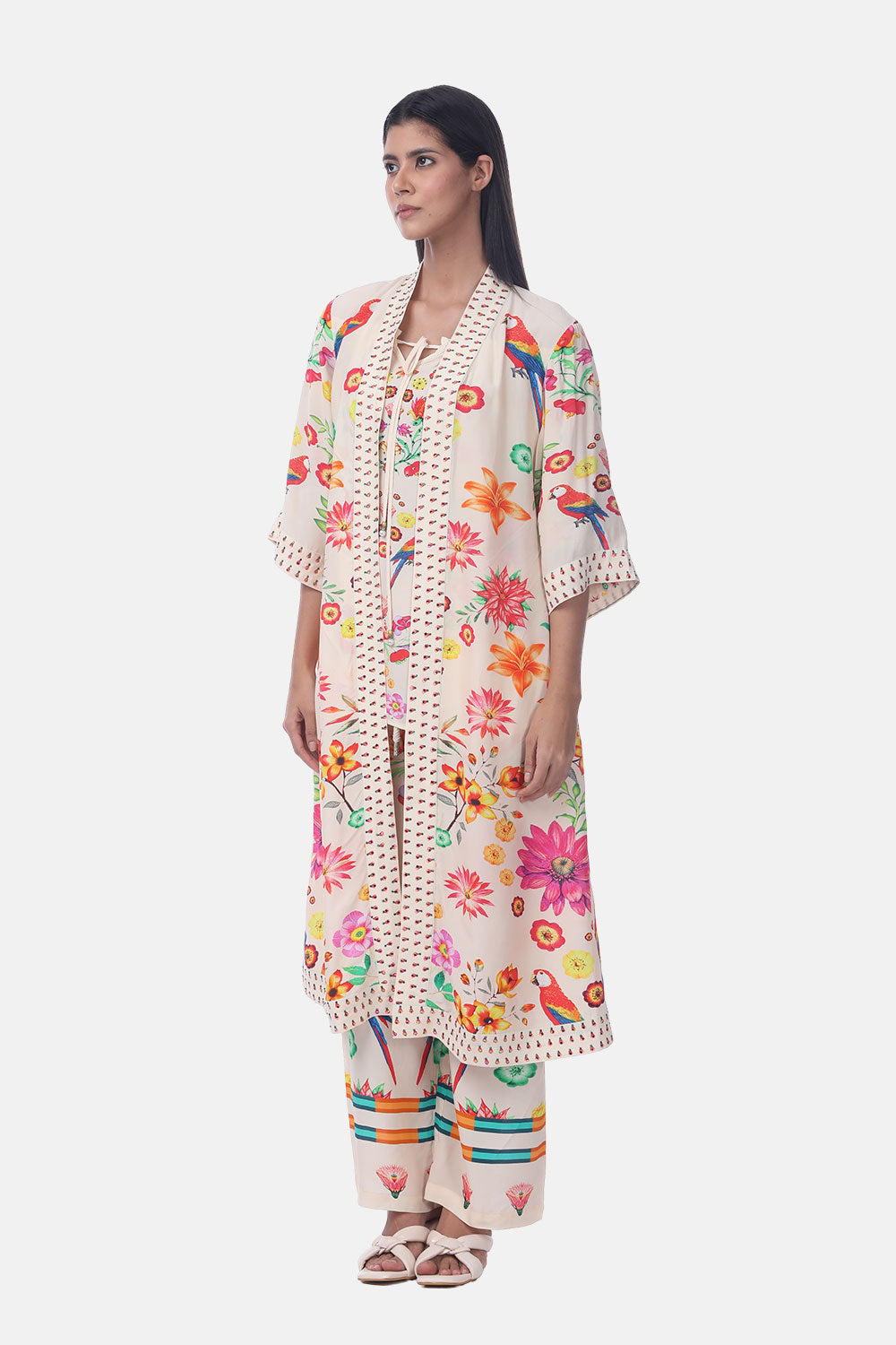 MESSIAN - KIMONO LONG SHRUG - TheSwankStore