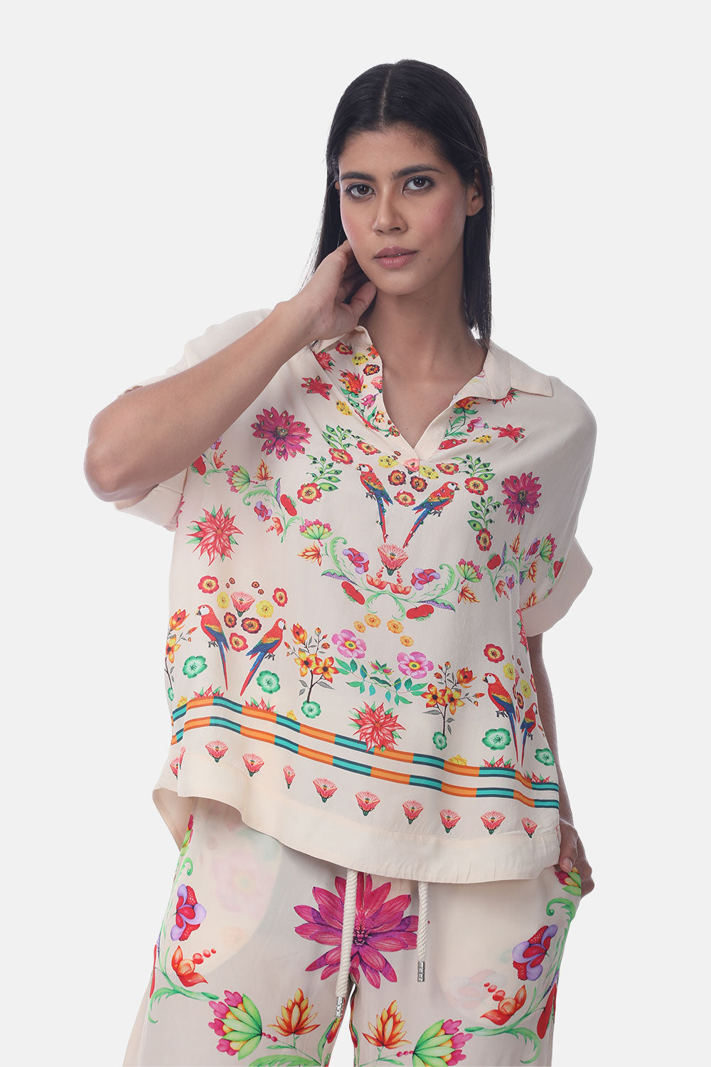 MESSIAN - ROSE TOP (Shorter Style) - TheSwankStore