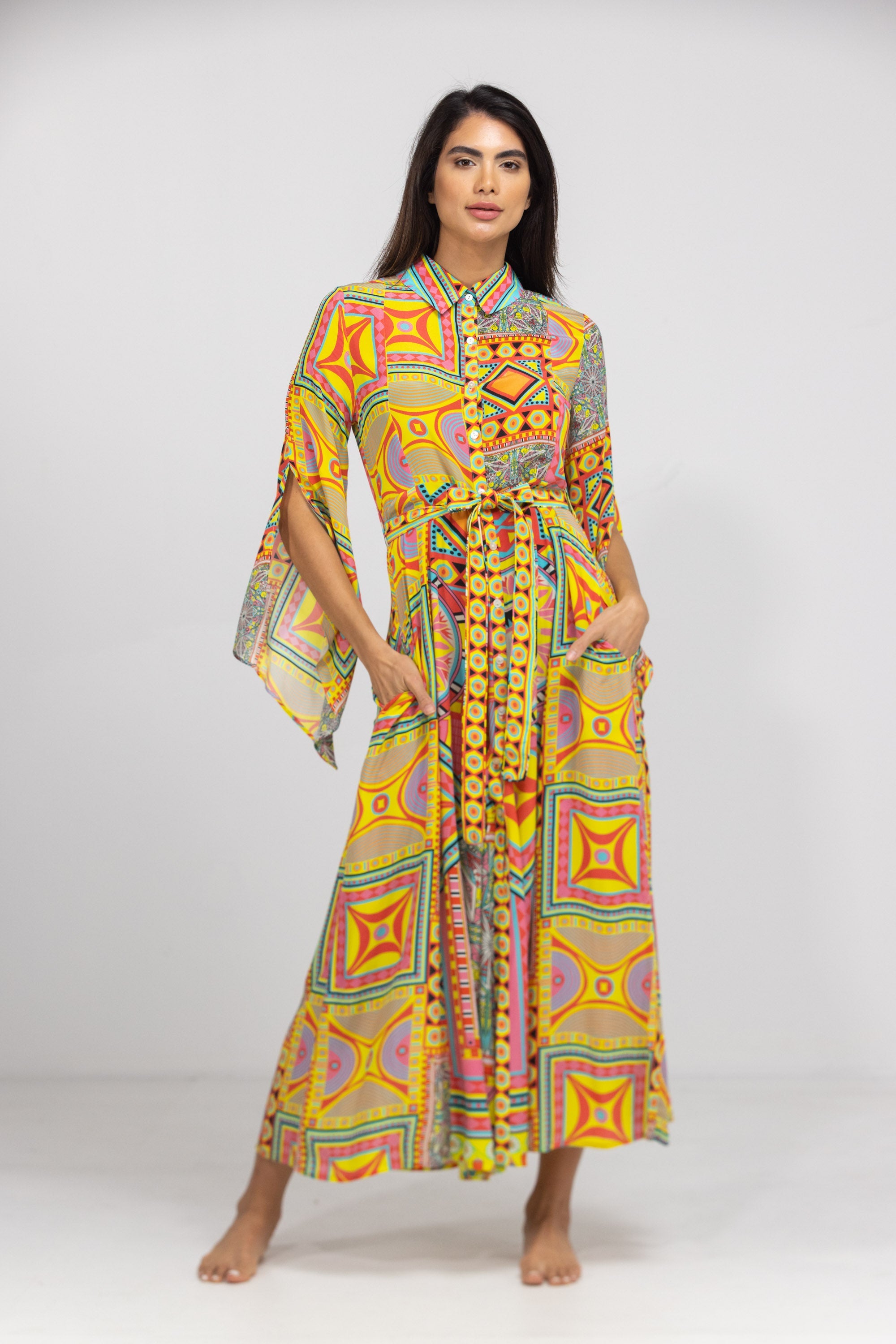 HOBART - NEW SLEEVE FREYA DRESS