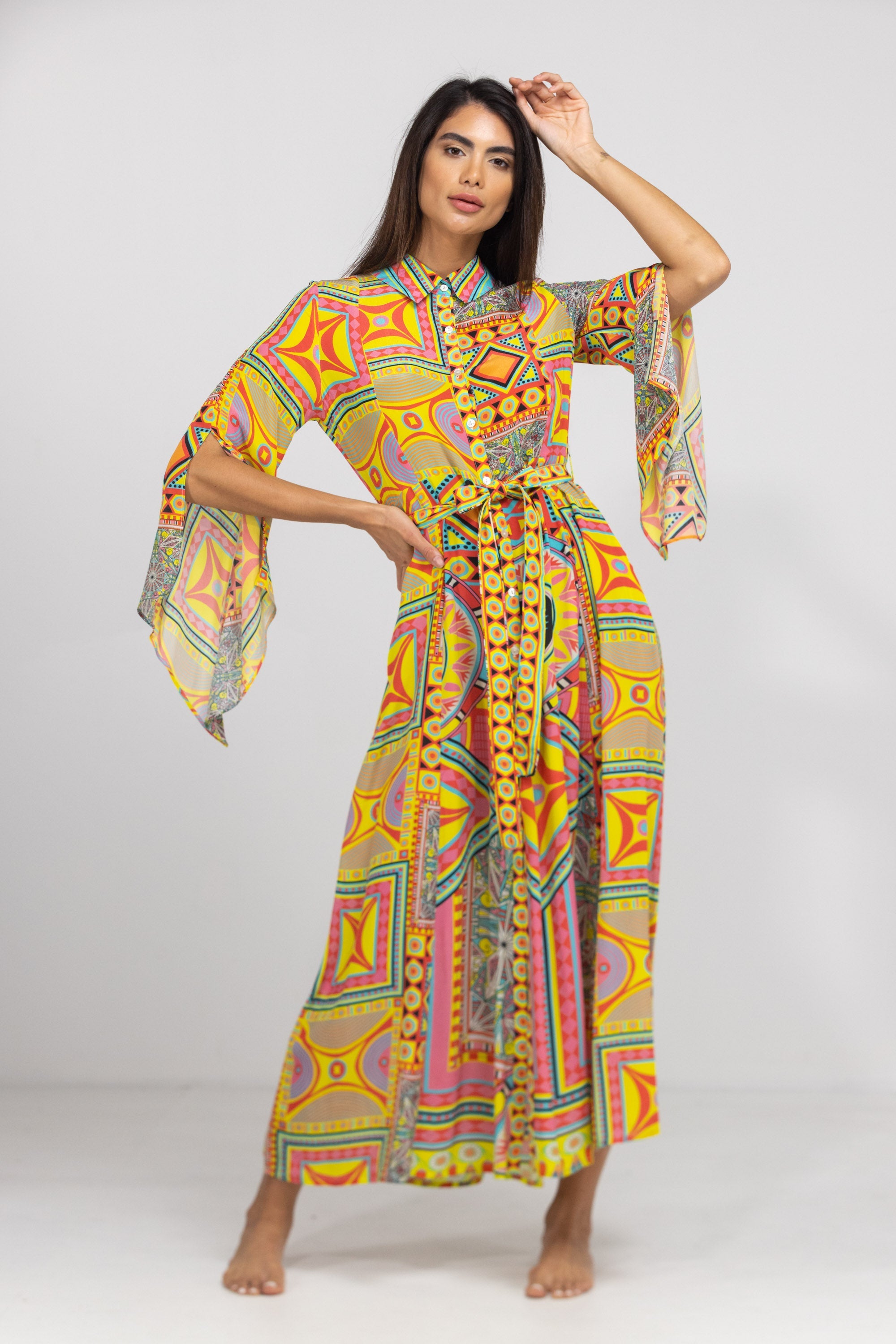 HOBART - NEW SLEEVE FREYA DRESS