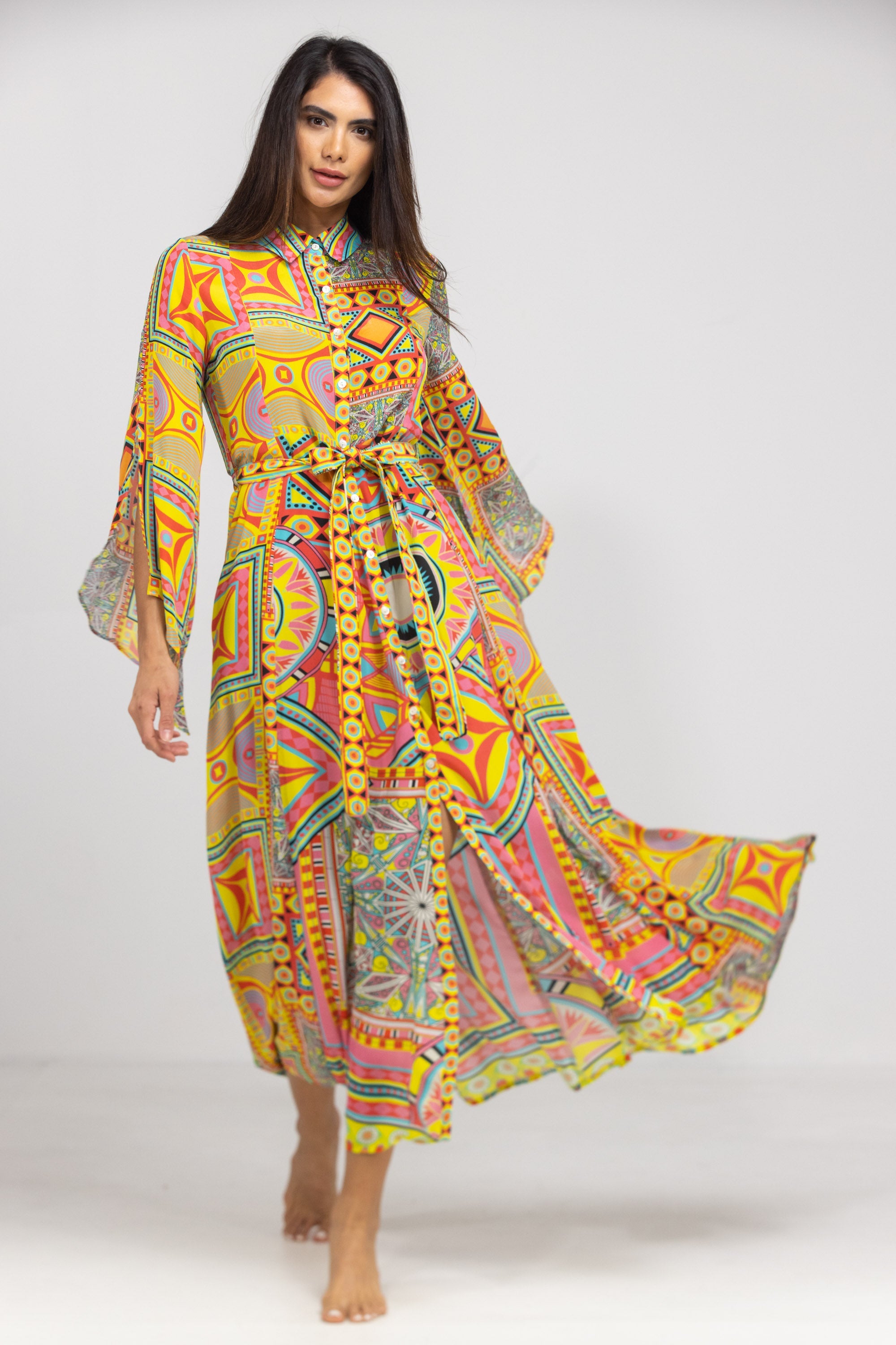 HOBART - NEW SLEEVE FREYA DRESS
