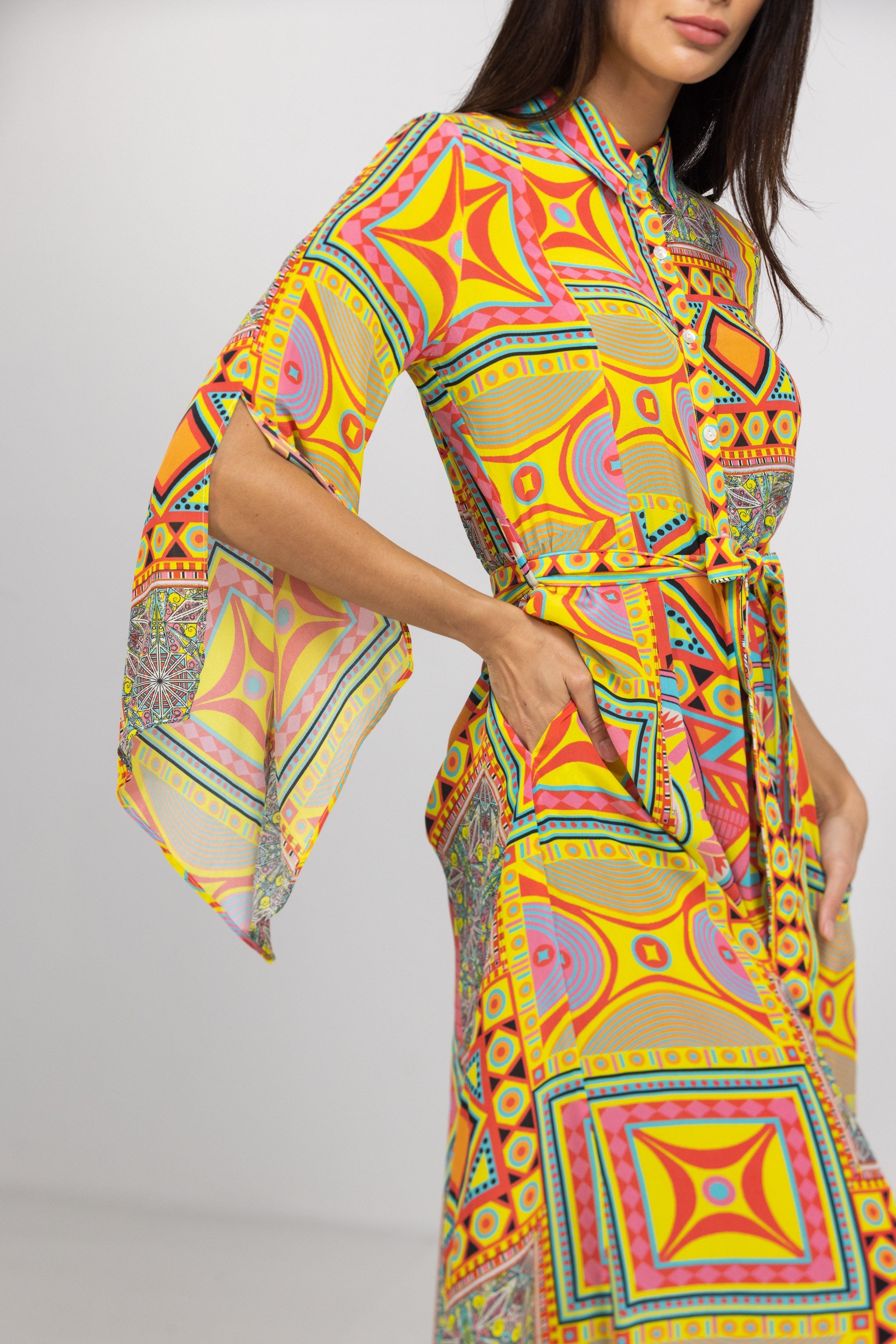 HOBART - NEW SLEEVE FREYA DRESS