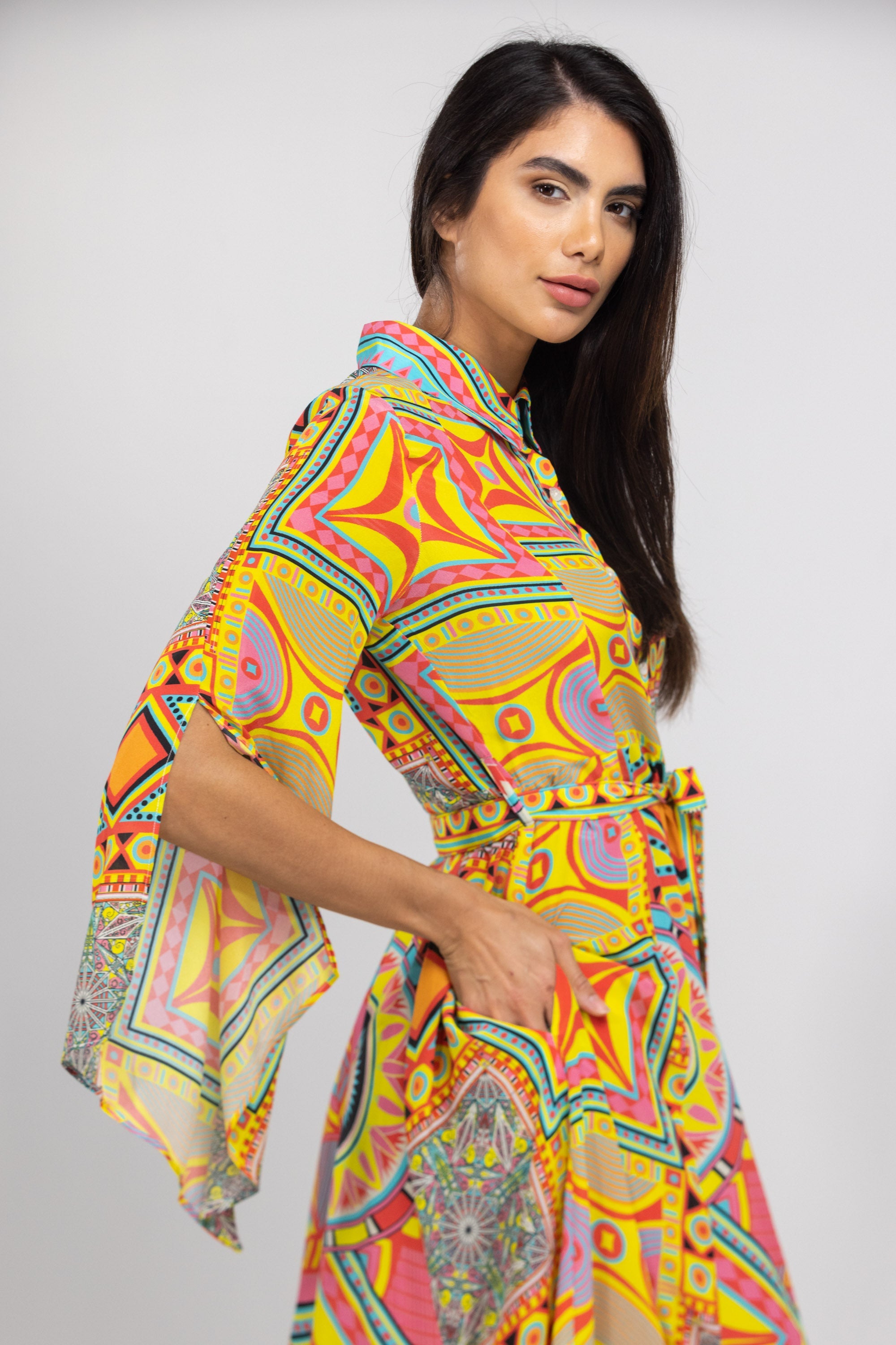 HOBART - NEW SLEEVE FREYA DRESS