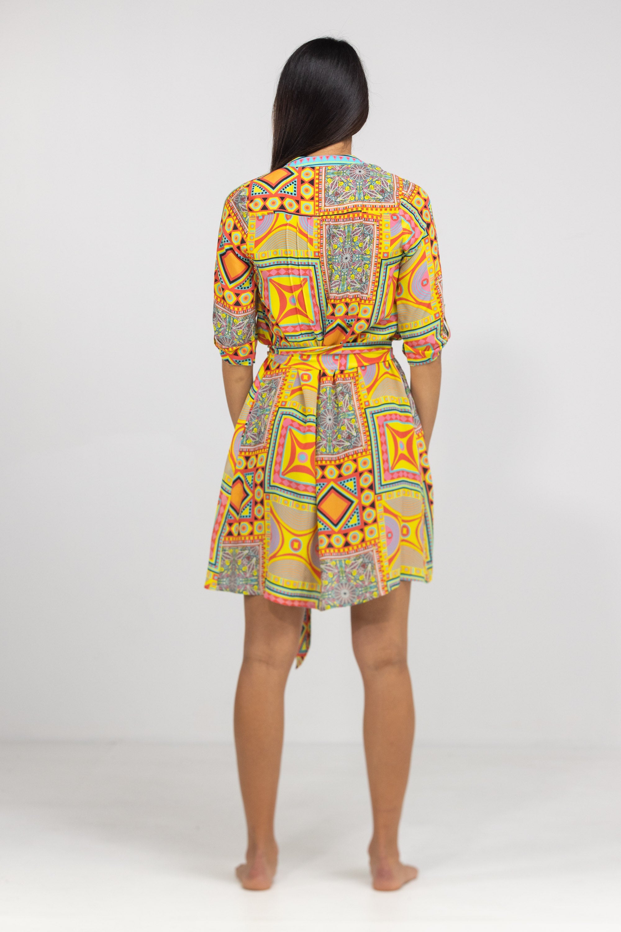 HOBART - PINTUCKS DRESS