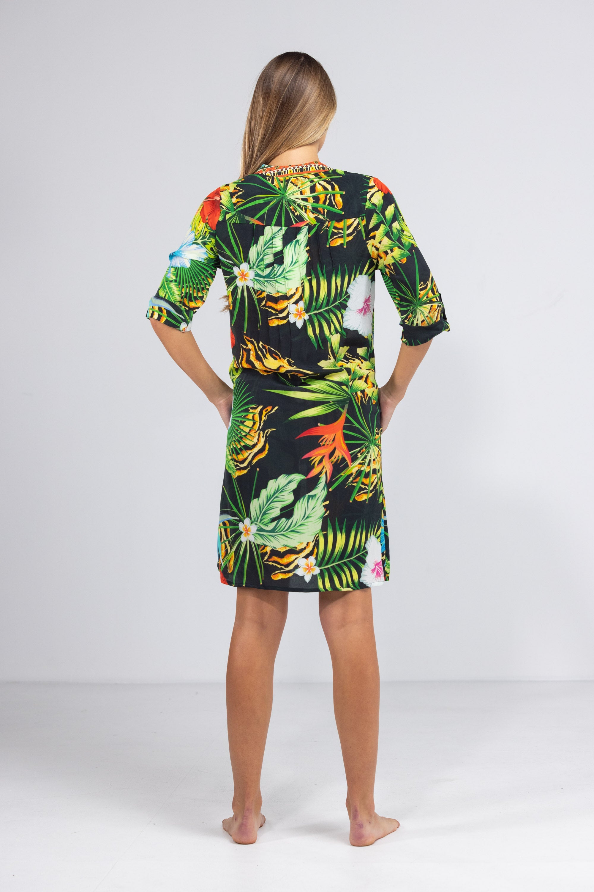 DARWIN - PINTUCKS DRESS