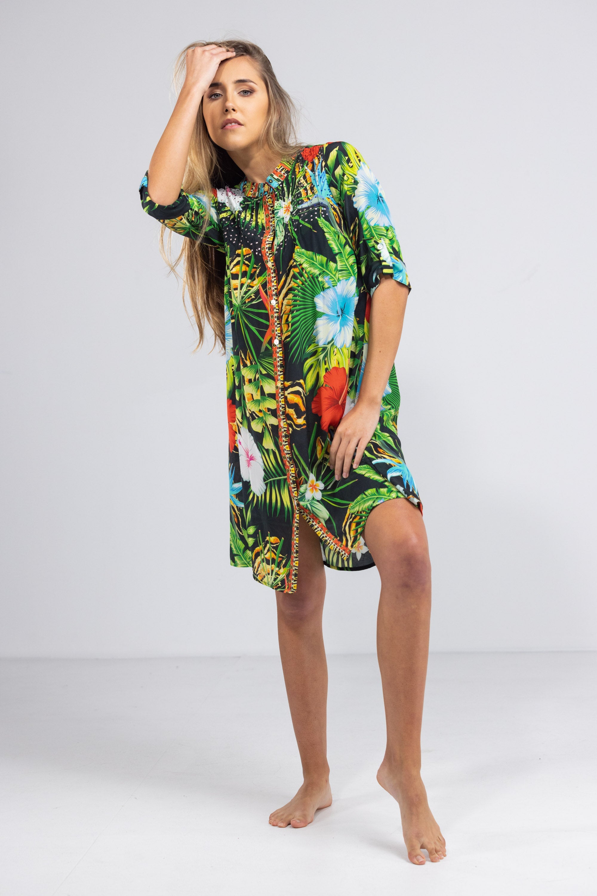 DARWIN - PINTUCKS DRESS