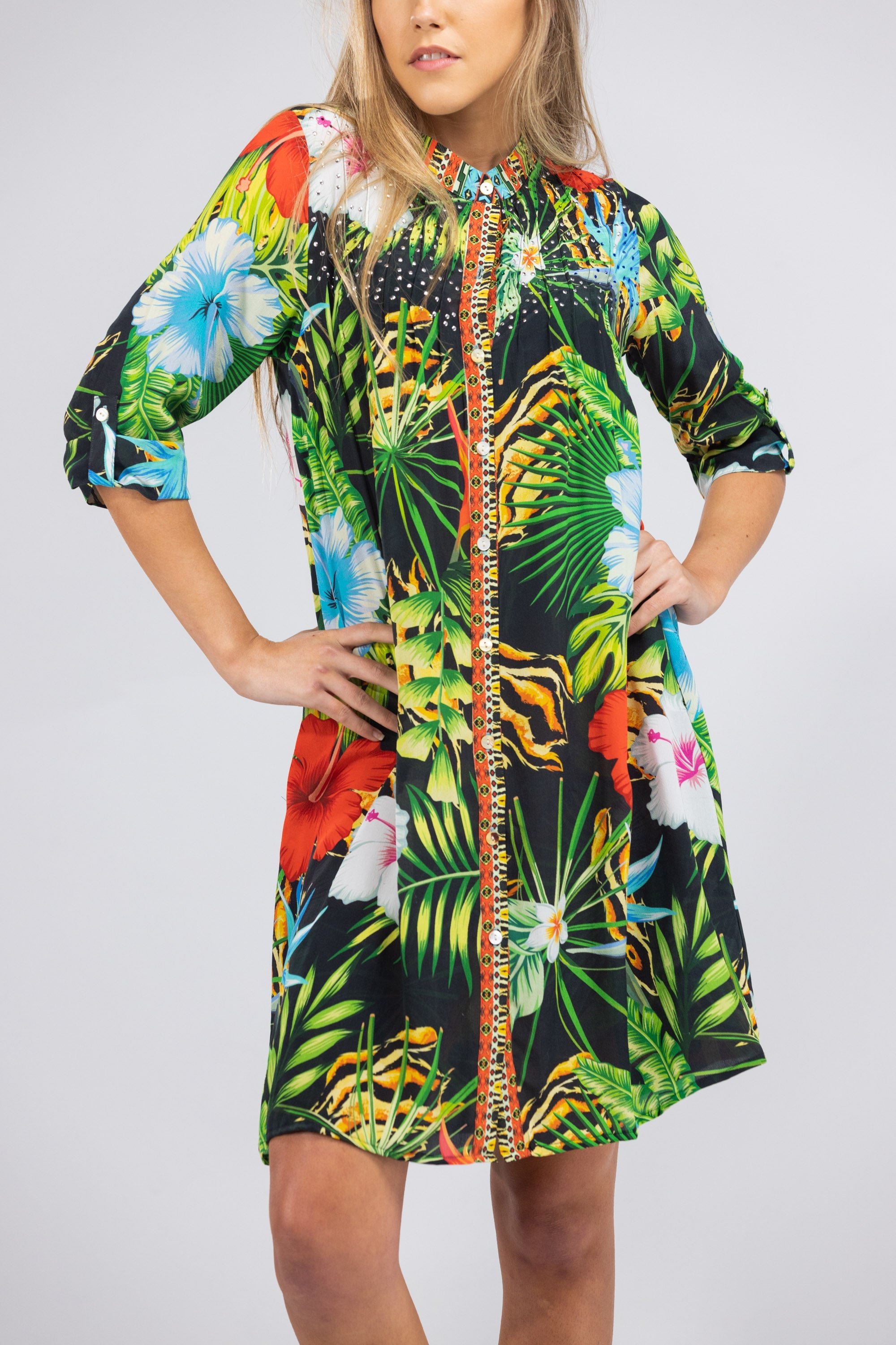DARWIN - PINTUCKS DRESS