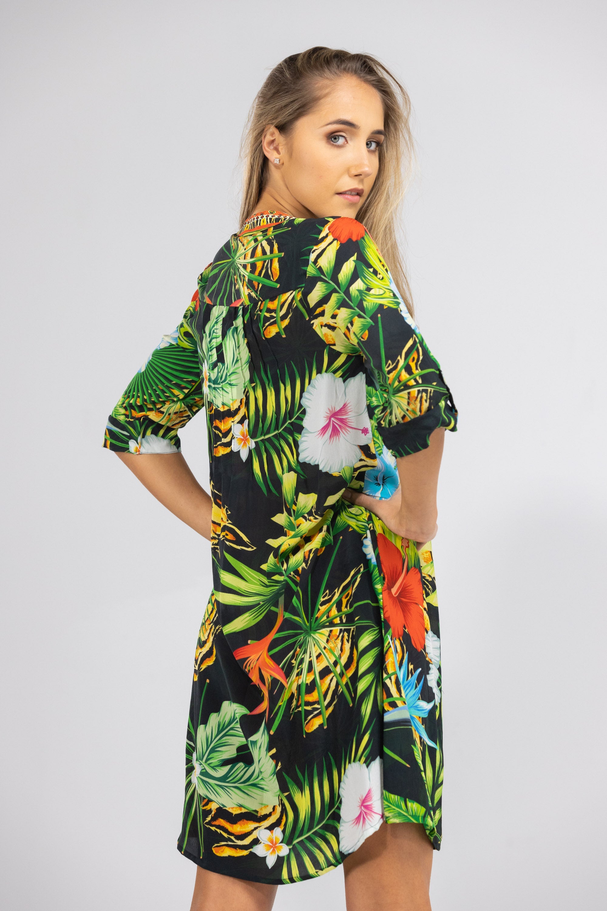 DARWIN - PINTUCKS DRESS