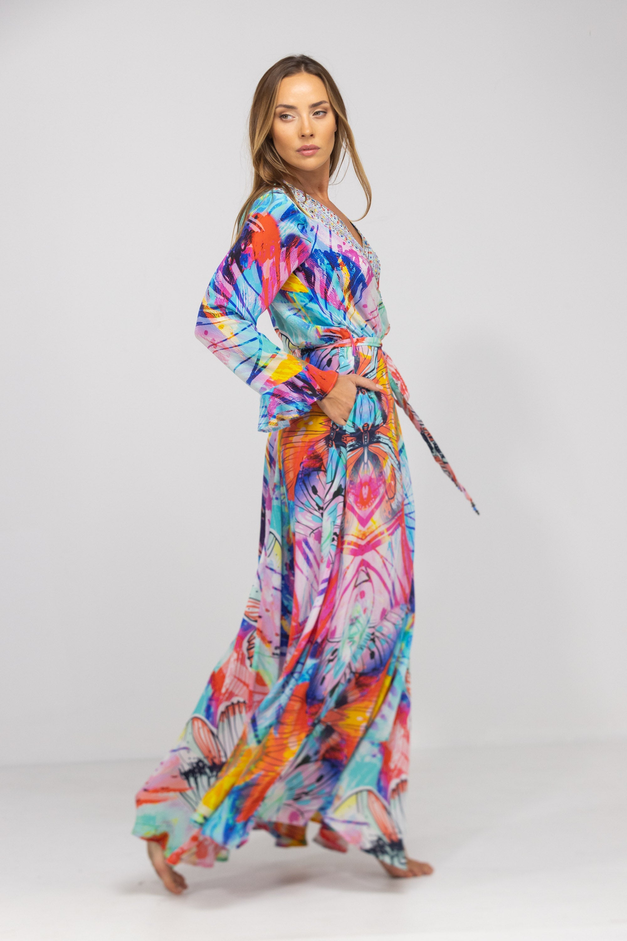 CANBERRA - LUXE LONG ROBE